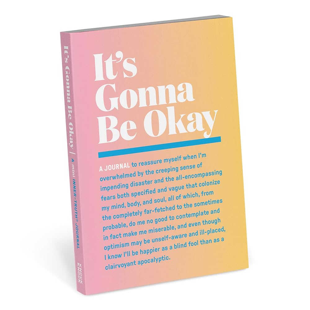 Knock Knock It's Gonna Be Okay Mini Inner-Truth® Journal (Pastel Version) (Mini Inner-truth Journals) by Knock Knock