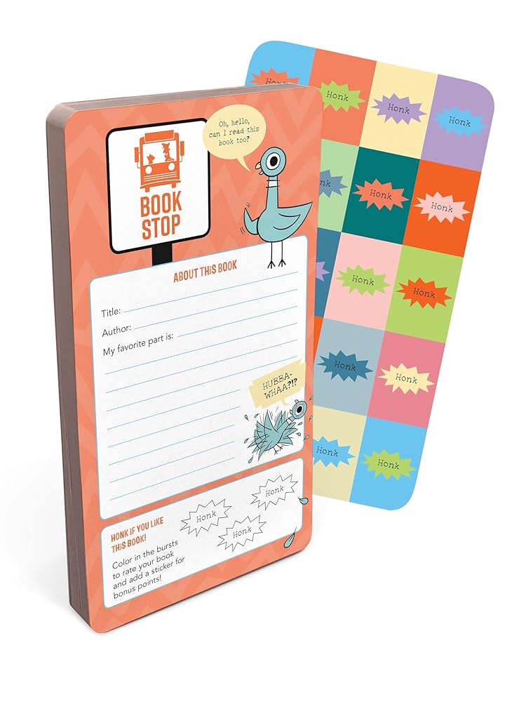 Book Stop Bookmarks (The Pigeon) (Mo Willems Bookmark Pads) by Knock Knock