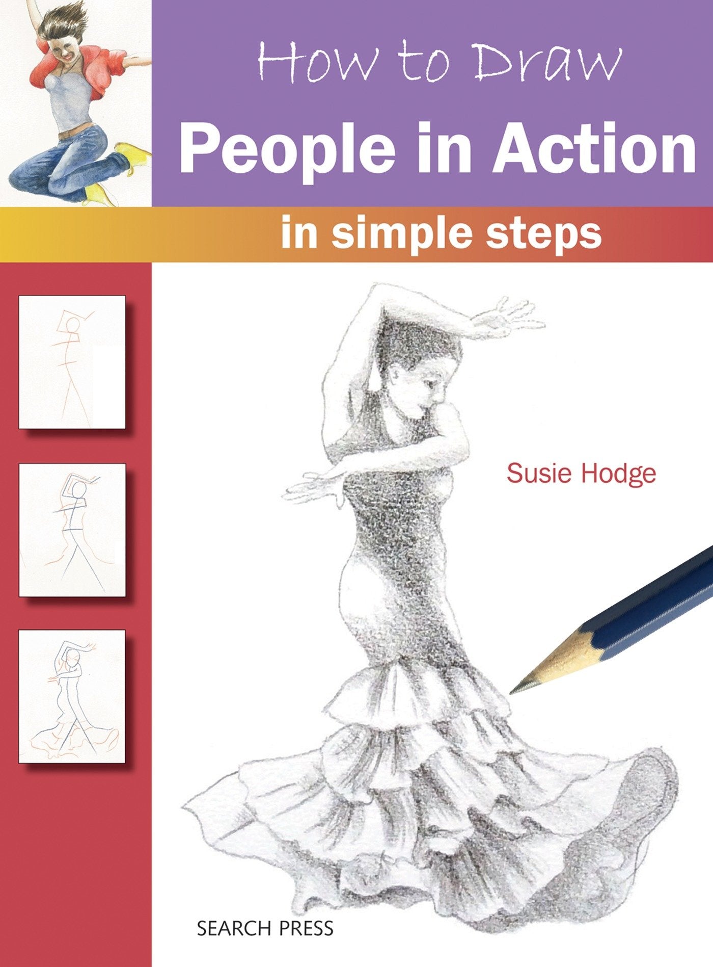 How to Draw People in Action in Simple Steps (How to Draw)