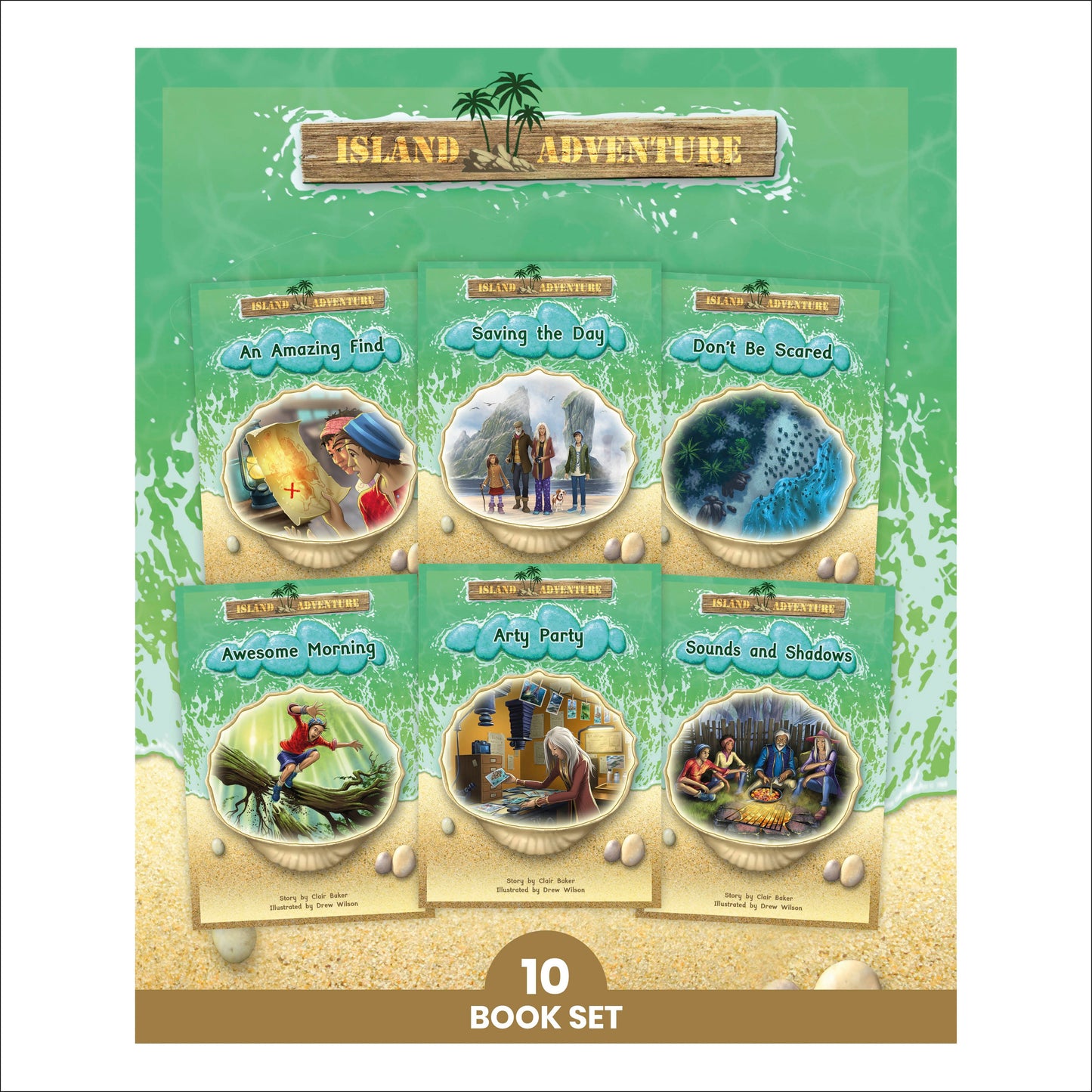 Phonic Books Island Adventure - Decodable Books for Older Readers (Alternative Vowel Spellings) (Phonic Books Catch-Up Decodable Readers)