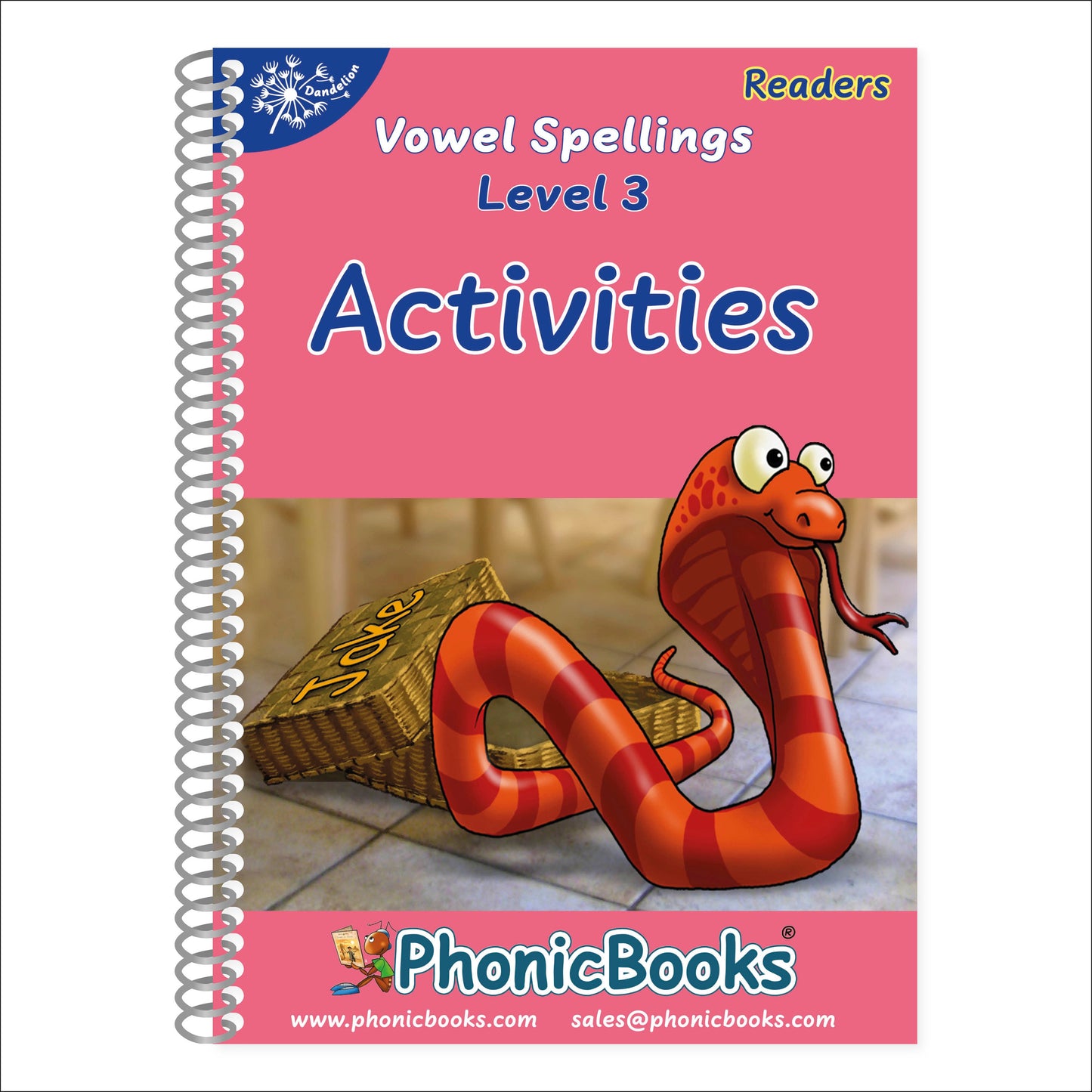 Phonic Books Dandelion Readers Vowel Spellings Level 3 Activities - Activities Accompanying Dandelion Readers Vowel Spellings Level 3 (Four to five alternative spellings for each vowel sound) (Phonic Books Beginner Decodable)