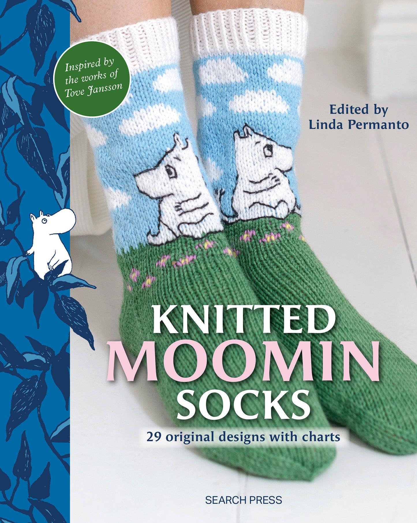 Knitted Moomin Socks - 29 original designs with charts