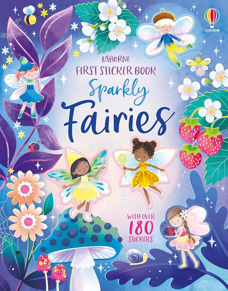 First Sticker Book Sparkly Fairies by Holly Bathie, Katie Wood