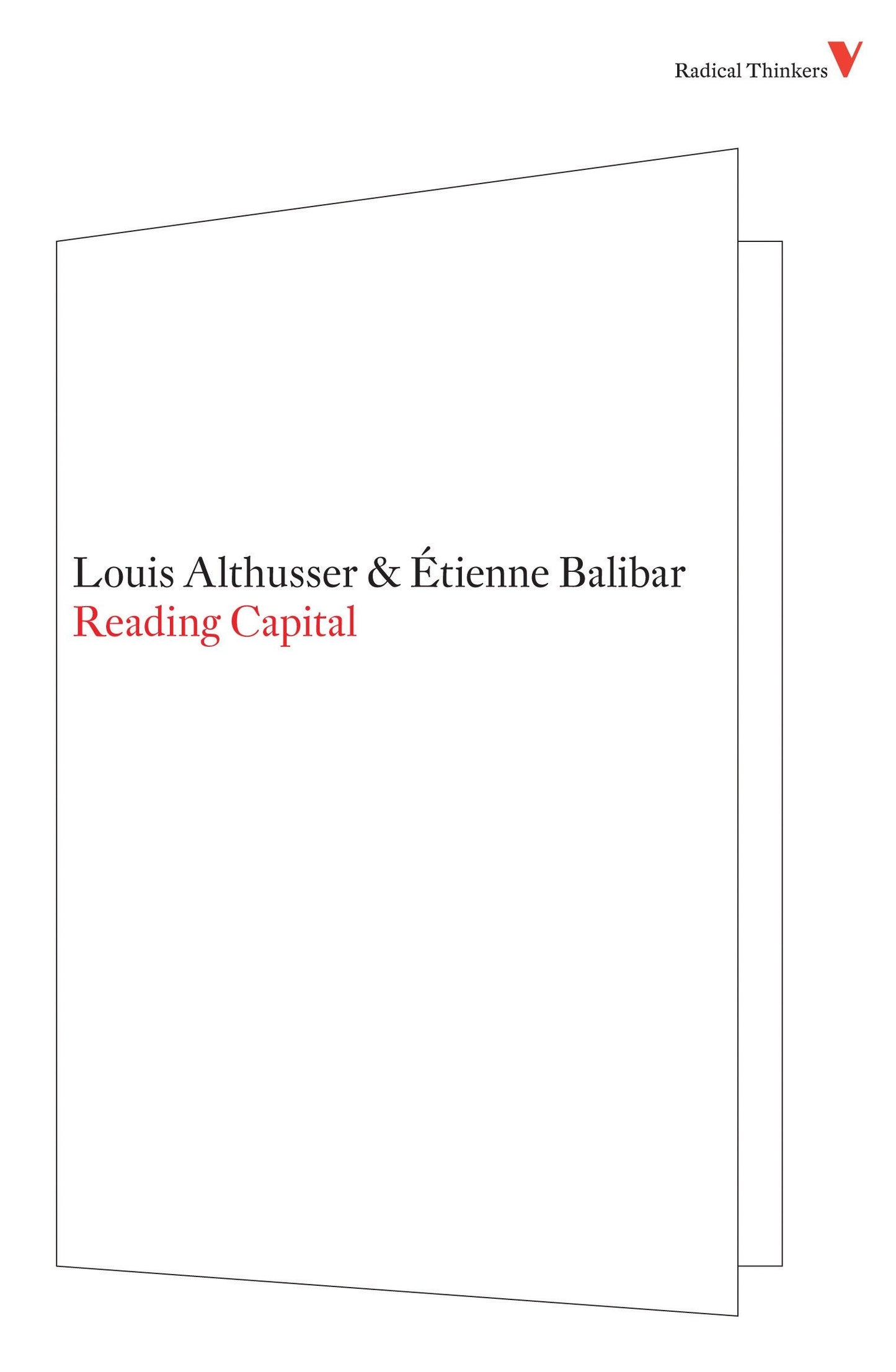 Reading Capital (Radical Thinkers)
