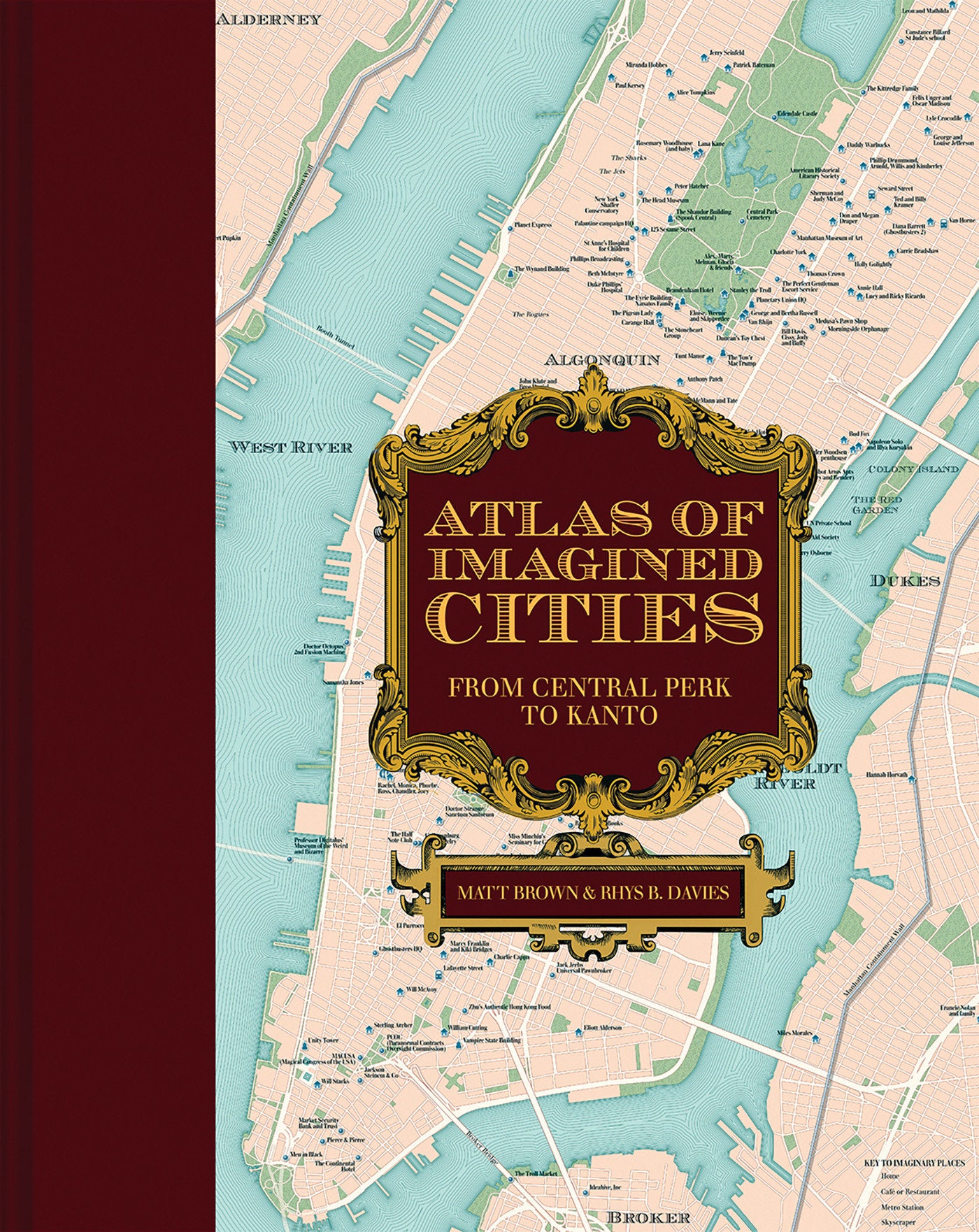 Atlas of Imagined Cities - From Central Perk to Kanto