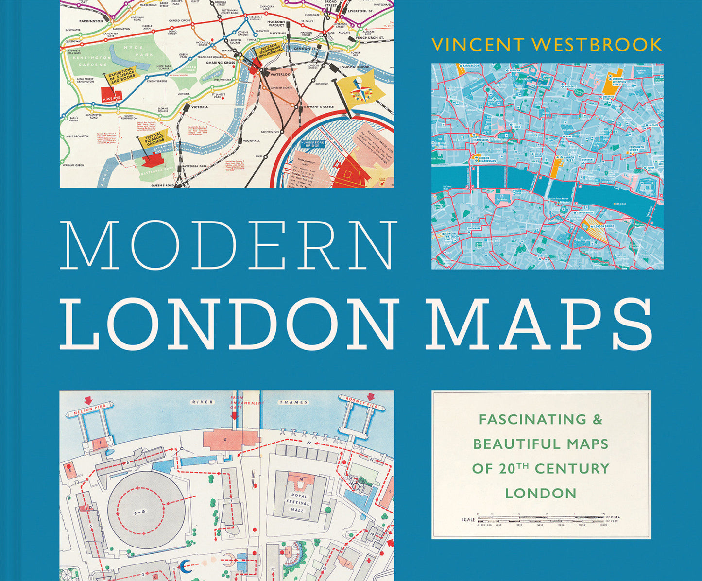 Modern London Maps - Fascinating & Beautiful Maps of 20th Century London