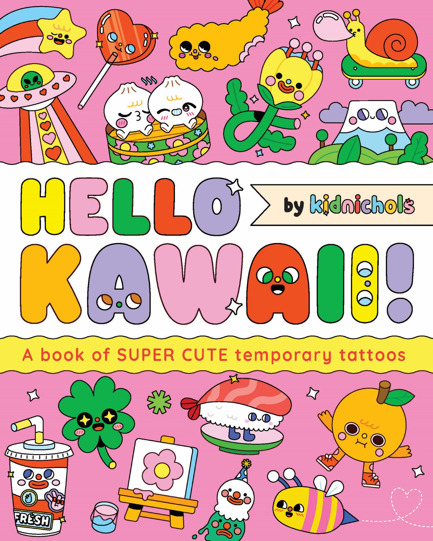 Hello Kawaii! - A book of super cute temporary tattoos