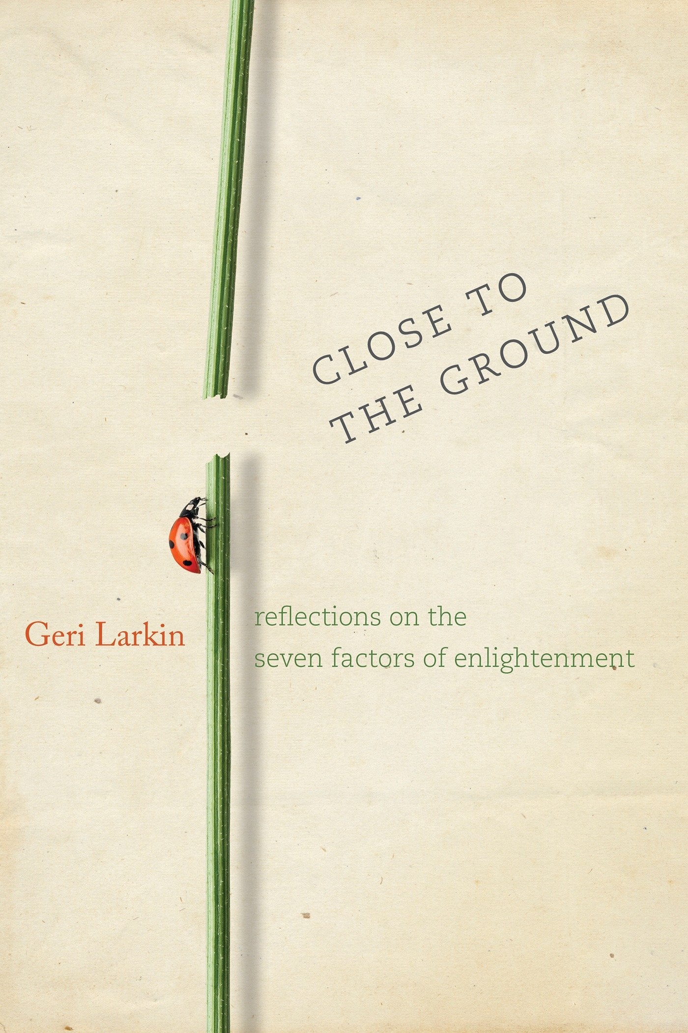 Close to the Ground - Reflections on the Seven Factors of Enlightenment