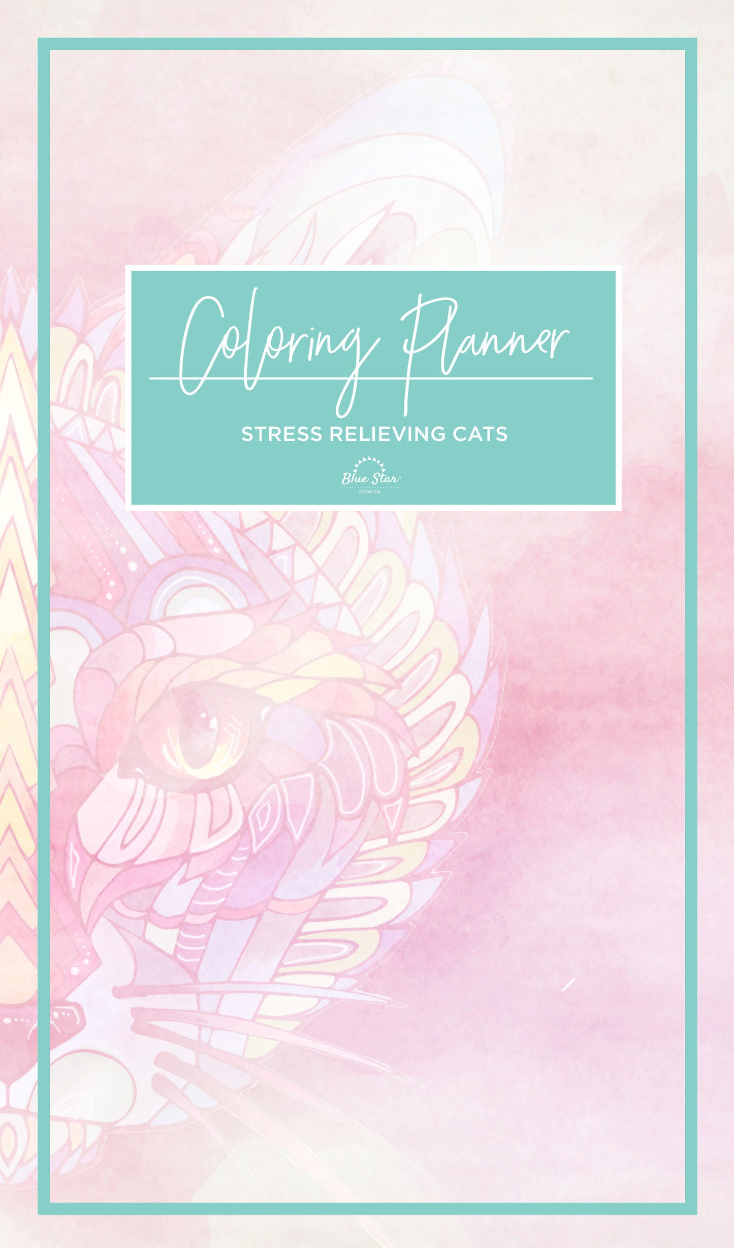 Coloring Planner - Stress Relieving Cats