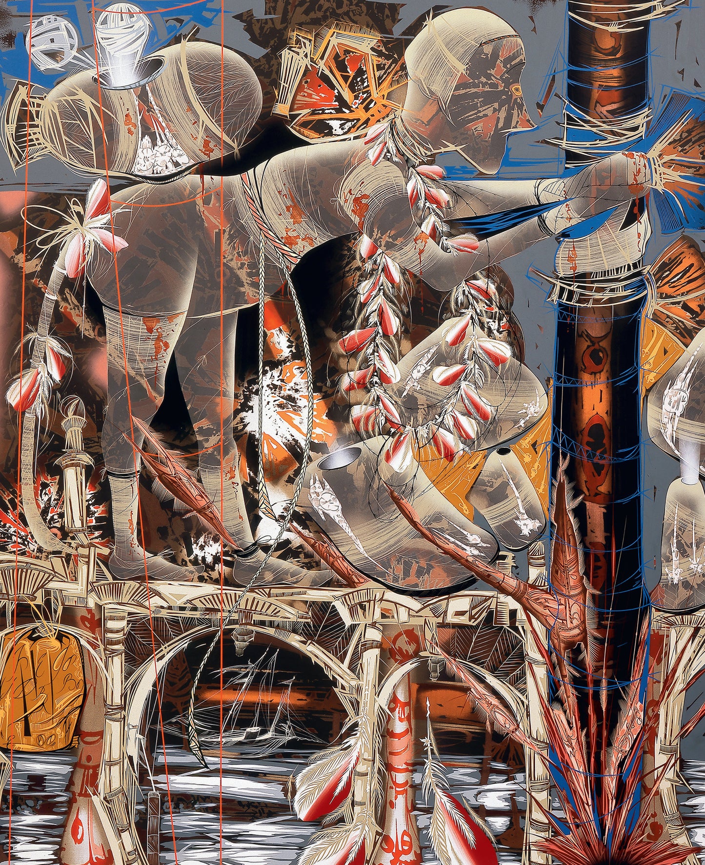 Lari Pittman - Declaration of Independence