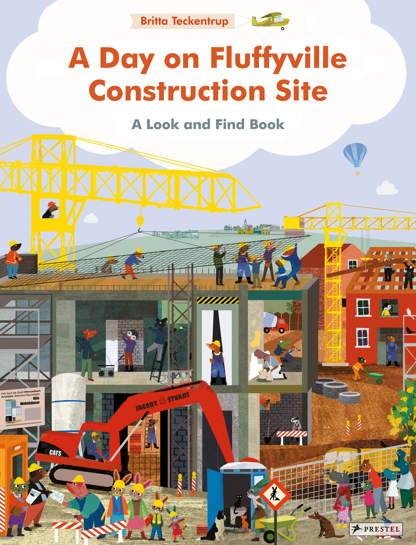 A Day on Fluffyville Construction Site - A Look and Find Book