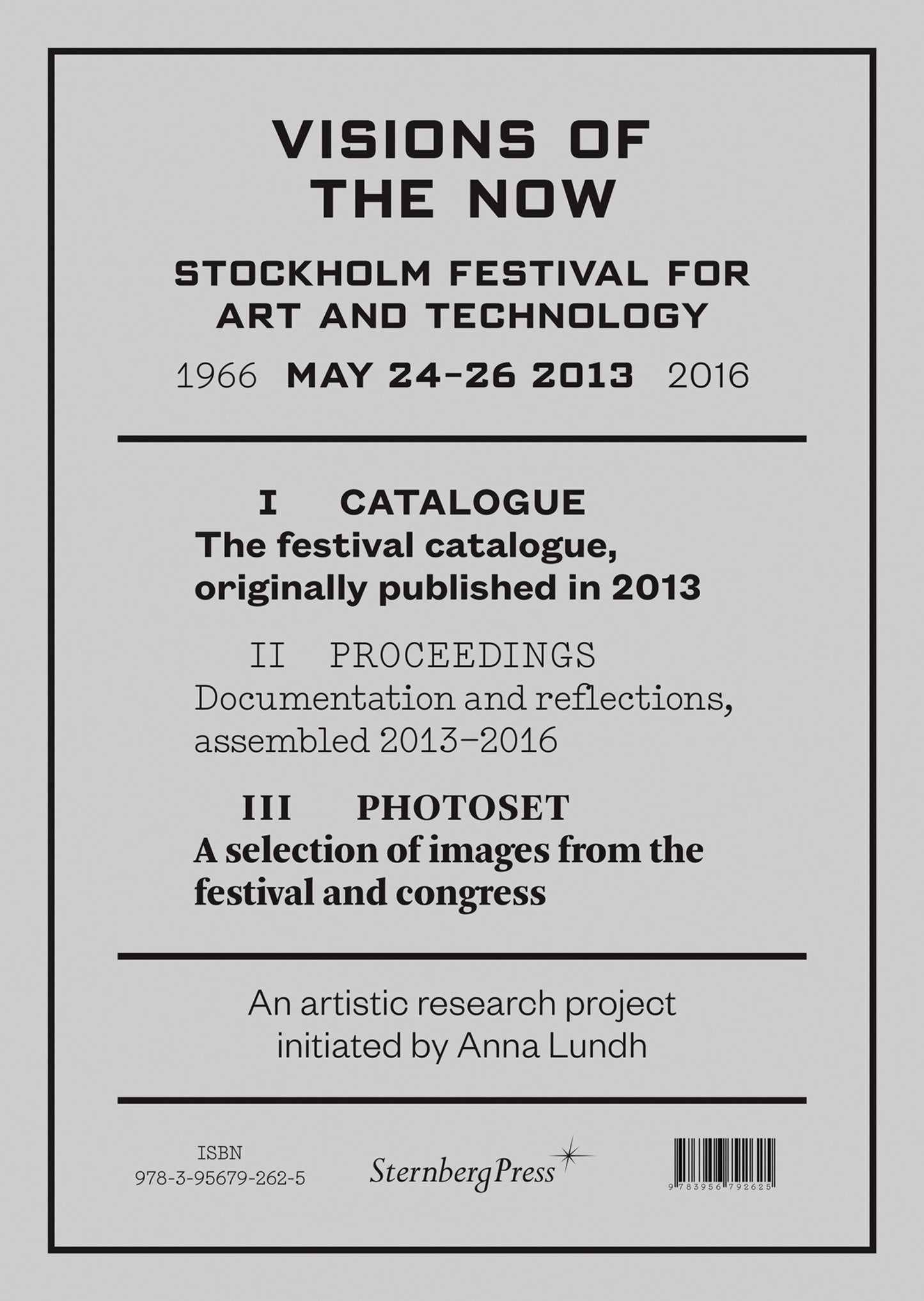 Visions of the Now - Stockholm Festival for Art and Technology