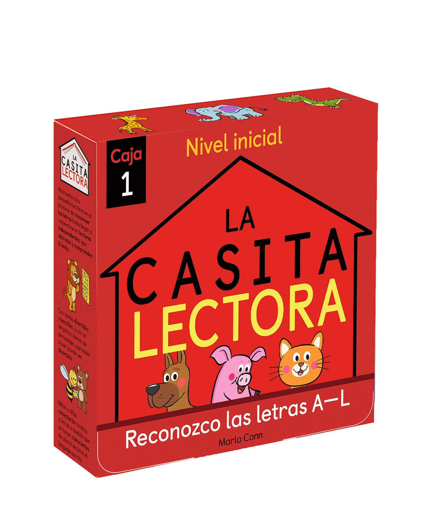 PHONICS IN SPANISH - La casita lectora Caja 1: Reconozco las letras A-L (Nivel inicial) / The Reading House Set 1: Letter Recognition A-L