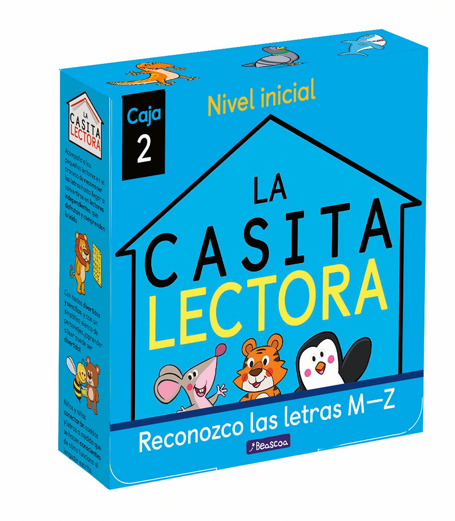PHONICS IN SPANISH - La casita lectora Caja 2: Reconozco las letras M-Z (Nivel inicial) / The Reading House Set 2: Letter Recognition M-Z