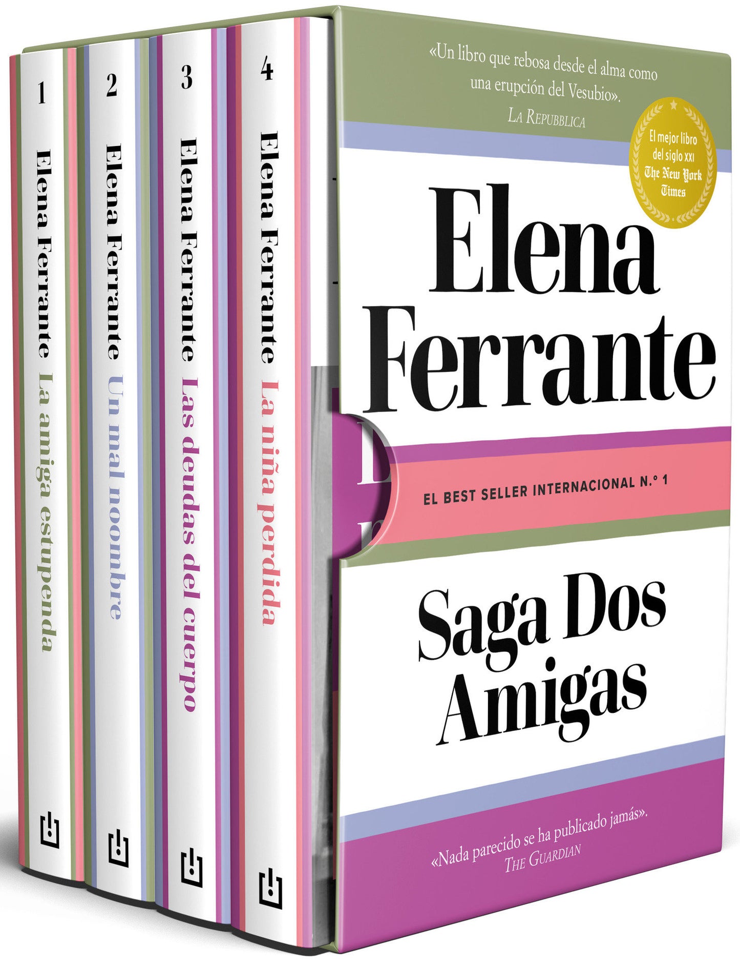 Estuche Saga Dos amigas (La amiga estupenda / Un mal nombre / Las deudas del cuerpo / La ni�a perdida) / Neapolitan Novels Saga. Boxed Set