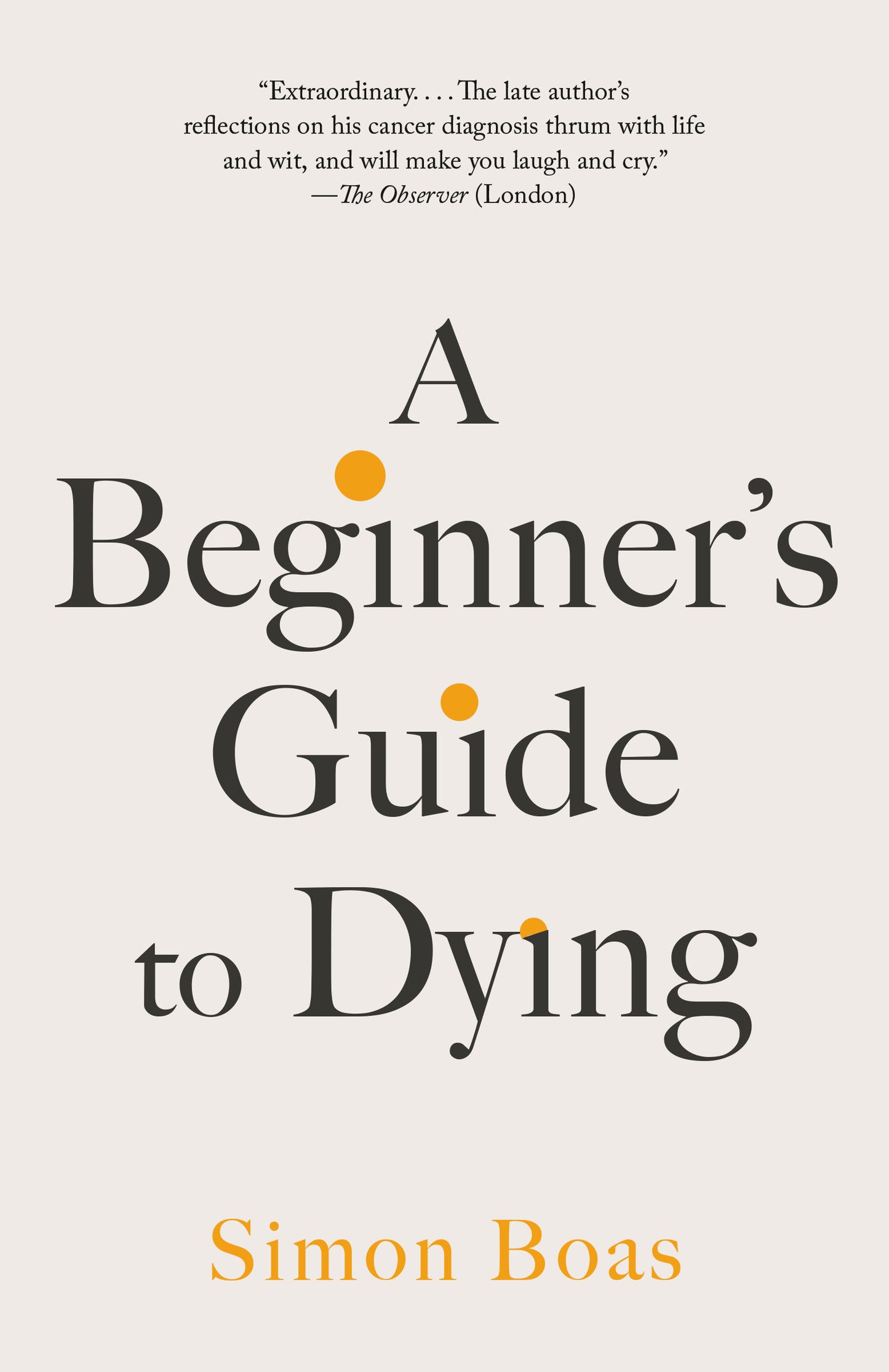 A Beginner's Guide to Dying