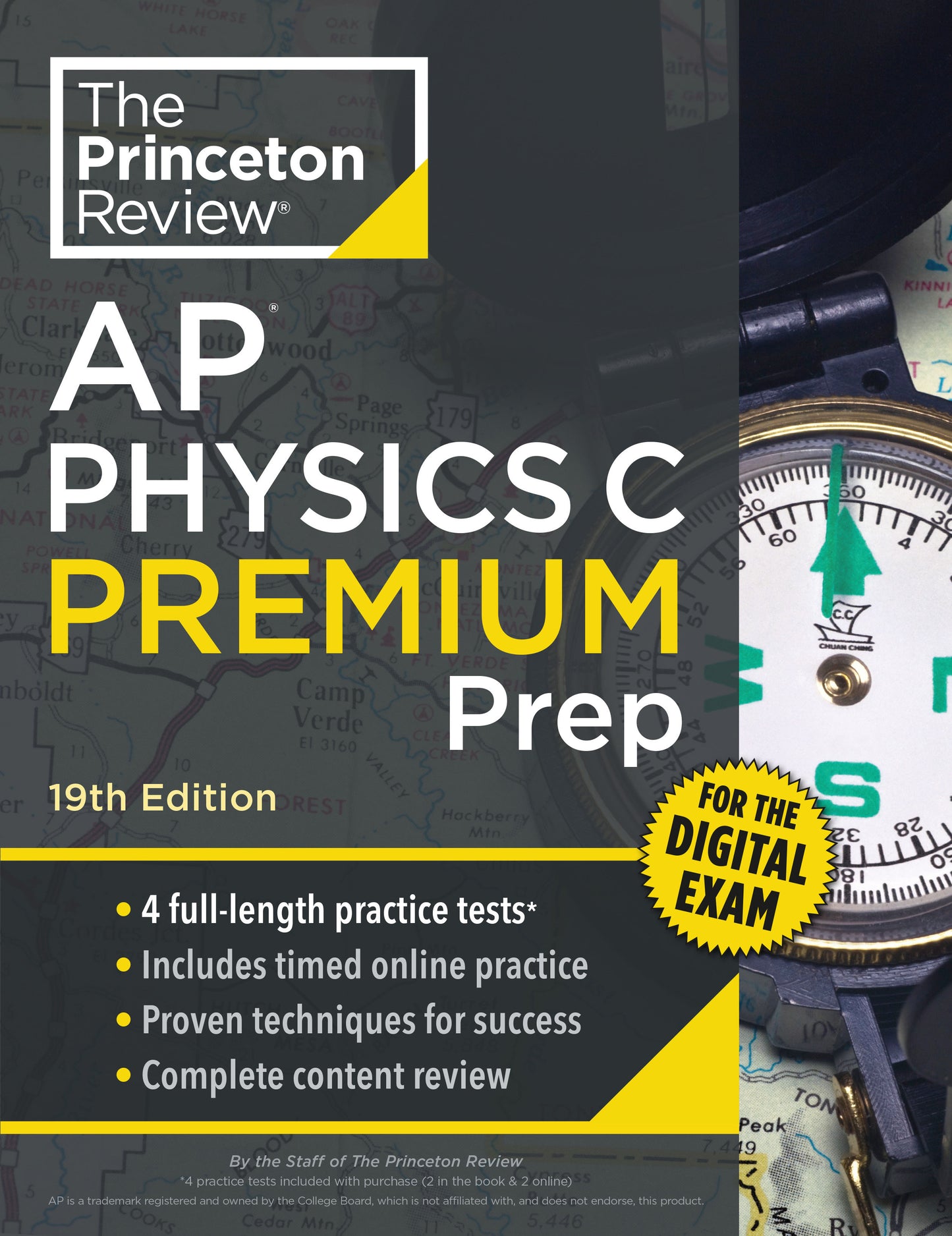 Princeton Review AP Physics C Premium Prep, 19th Edition - 4 Practice Tests + Digital Practice Online + Content Review (College Test Preparation)