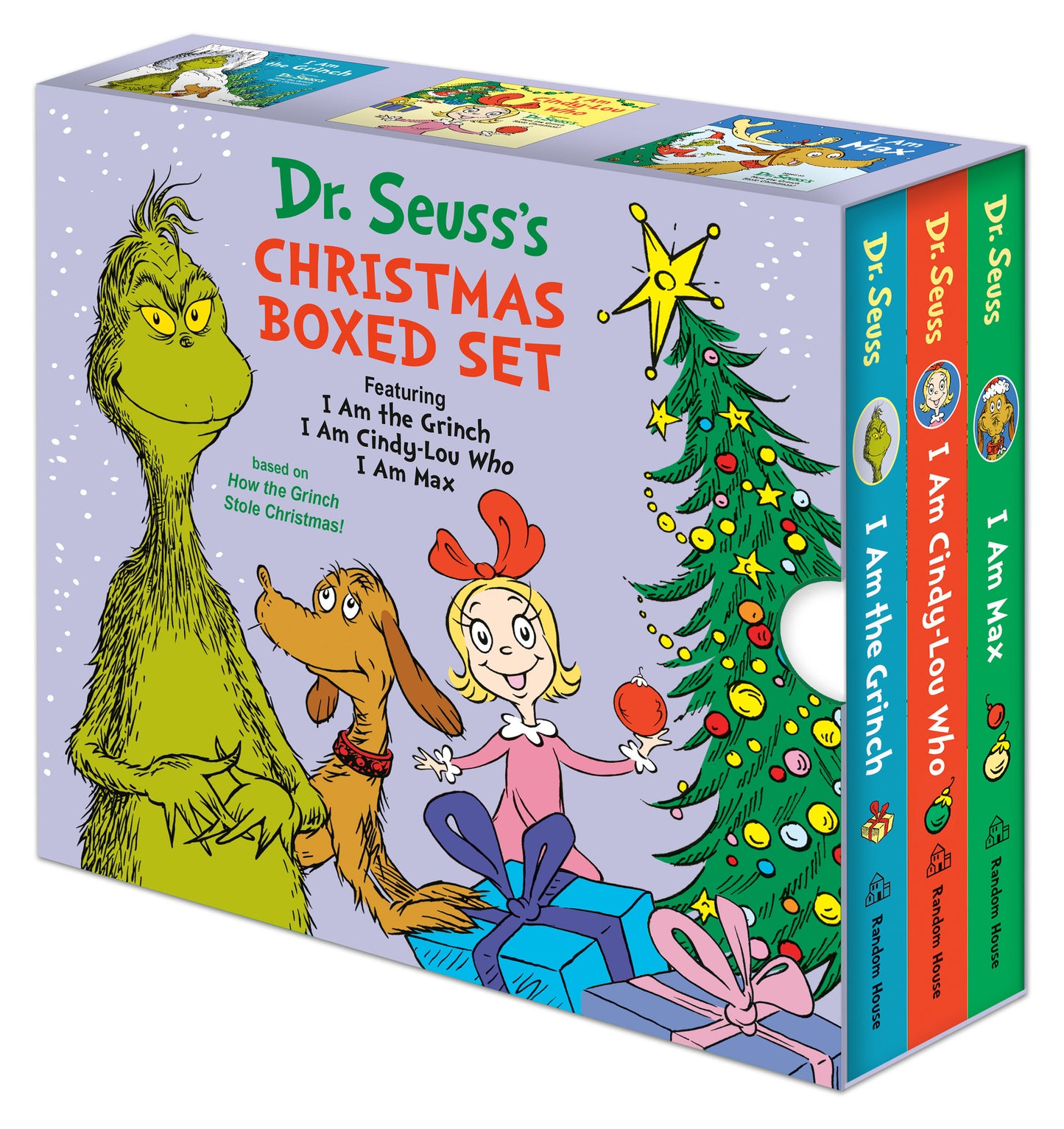 Dr. Seuss's Christmas 3-Book Boxed Set: I Am the Grinch, I Am Cindy-Lou Who; I Am Max - Based on How the Grinch Stole Christmas (Dr. Seuss's I Am Board Books)