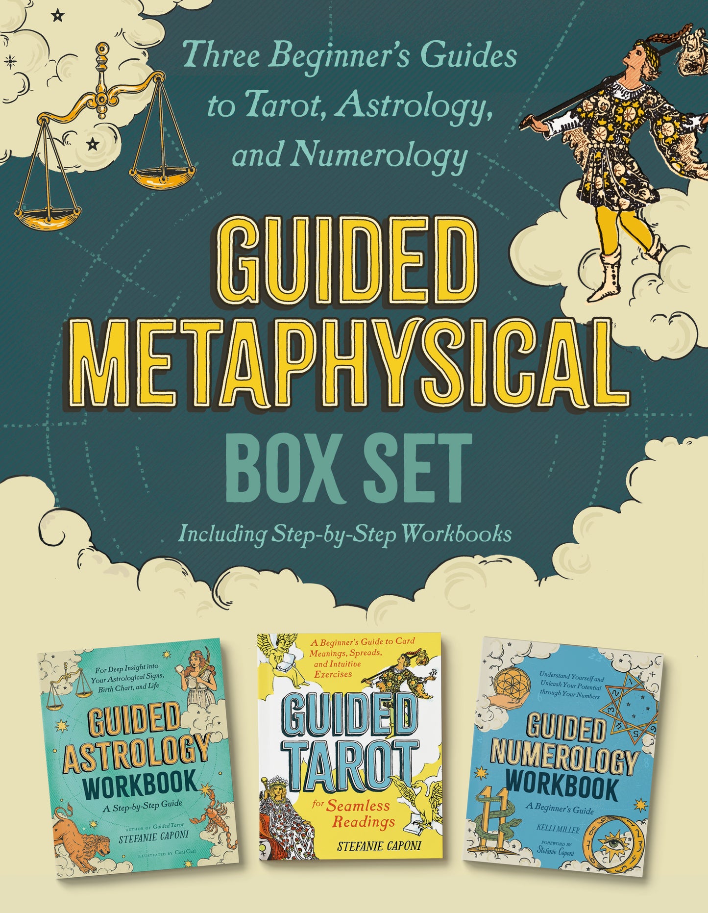Guided Metaphysical Box Set - Three Beginner's Guides to Tarot, Astrology, and Numerology (Including Step-by-Step Workbooks) (Guided Metaphysical Readings)