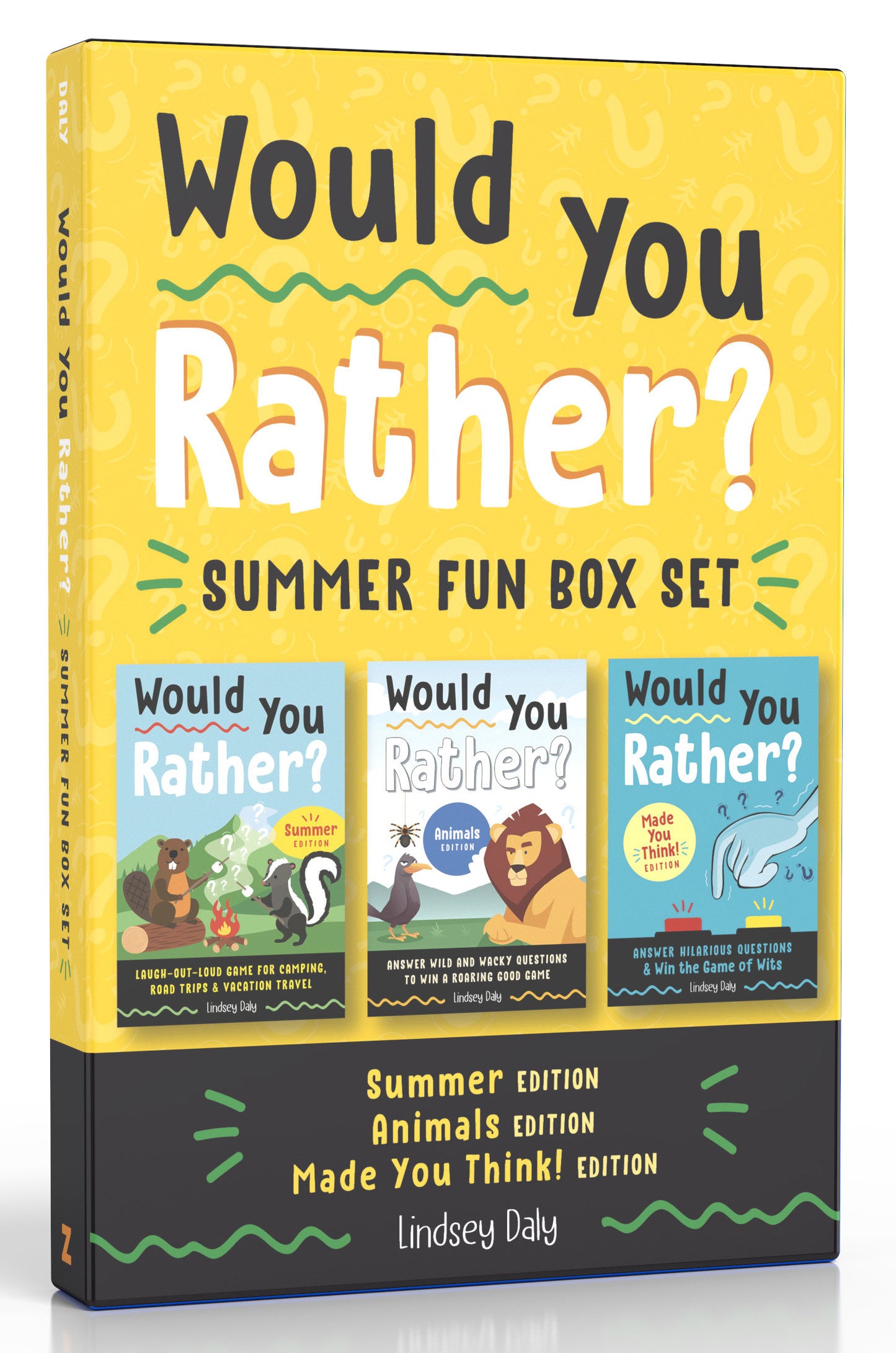 Would You Rather? Summer Fun Box Set - Summer Edition, Animals Edition, Made You Think! Edition (Would You Rather?)
