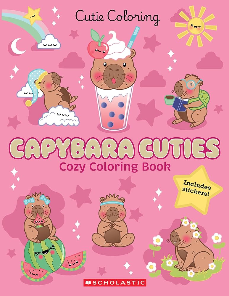 Capybara Cuties (Color & Chill) by Scholastic
