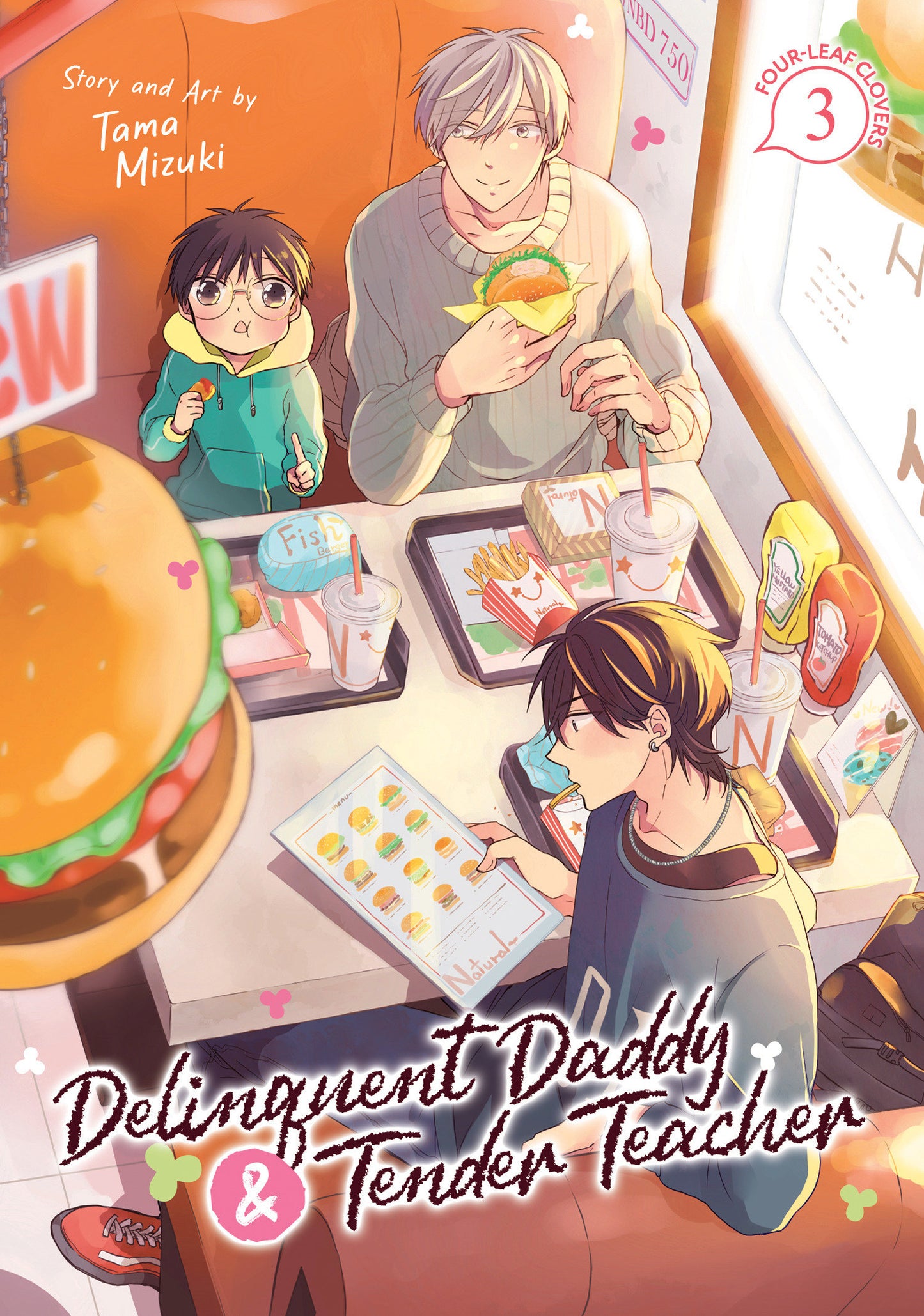 Delinquent Daddy and Tender Teacher Vol. 3: Four-Leaf Clovers (Delinquent Daddy and Tender Teacher) (Book:3)