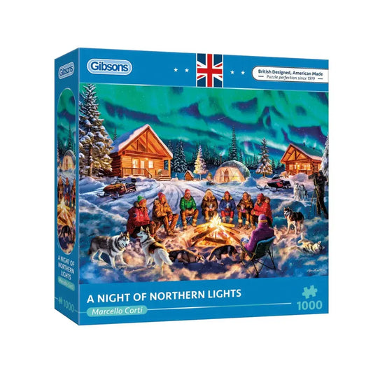 A Night if Northern Lights 1000 Piece Jigsaw Puzzle Gibsons