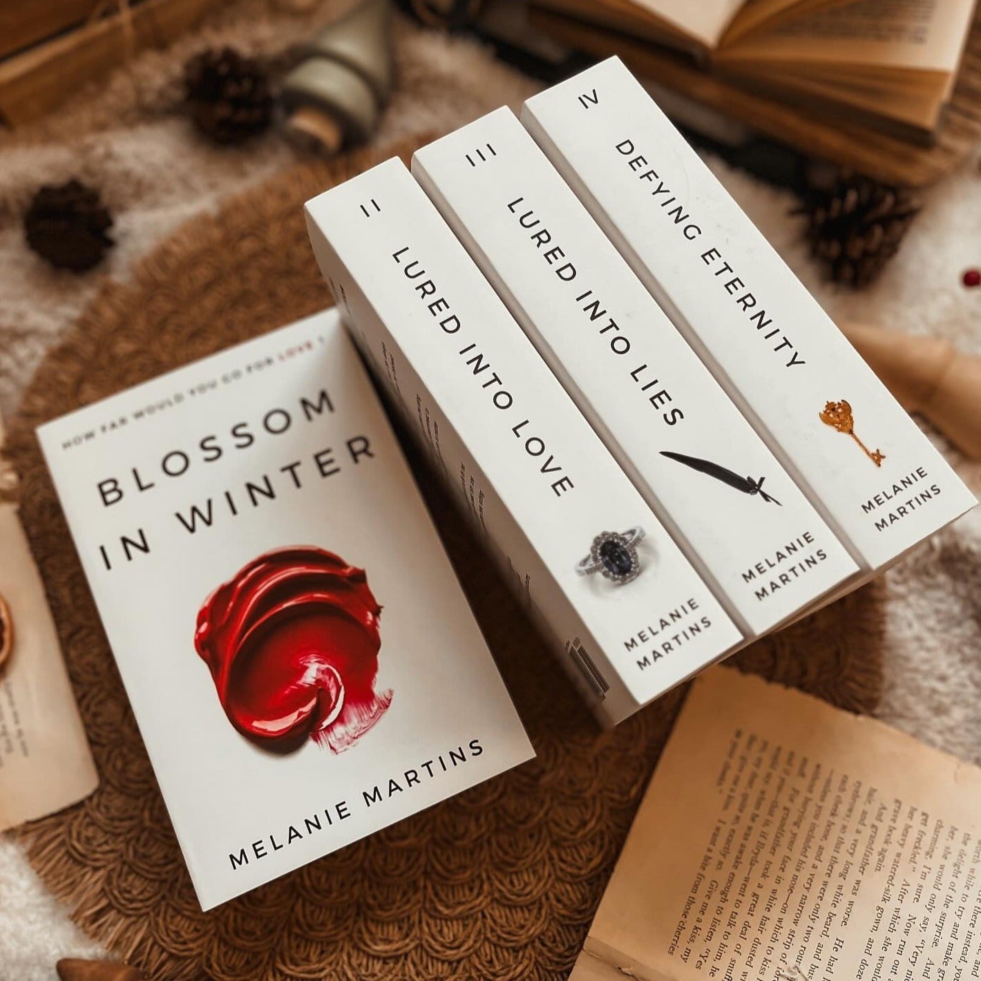 Blossom in Winter: Books 1, 2, 3, and 4 + bookmark