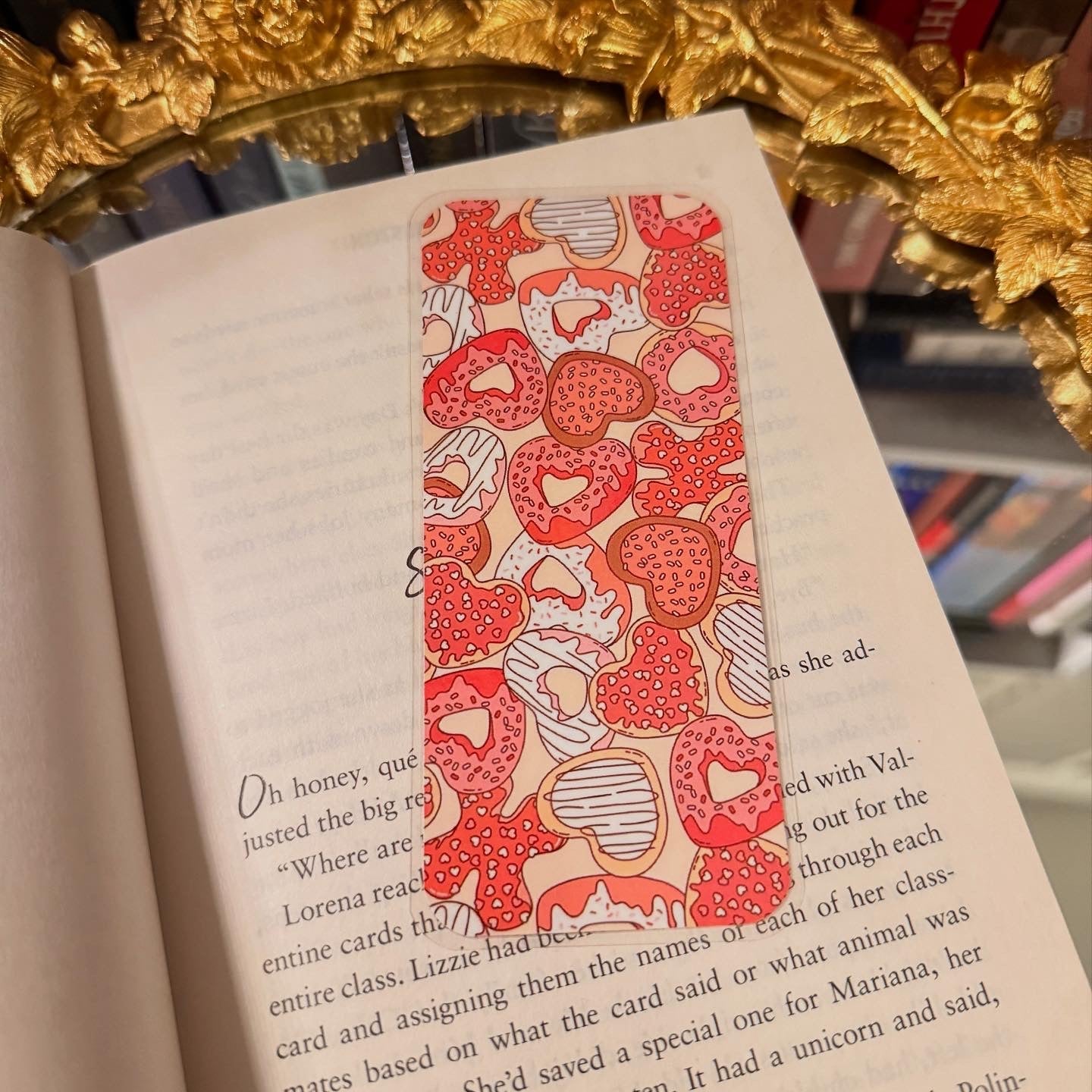 Fun Heart Donut Bookmark