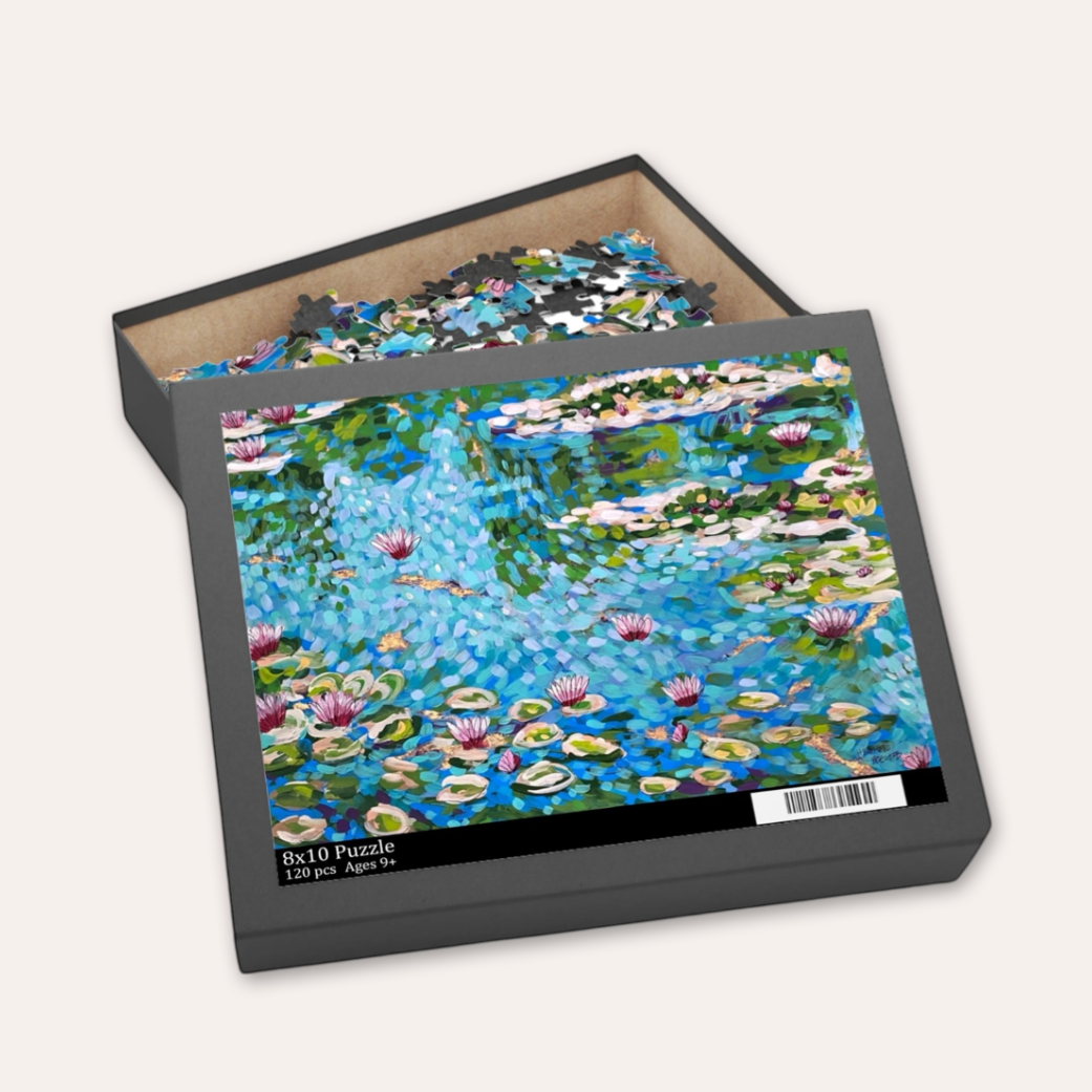 Monet's Pond Fine Art Puzzle
