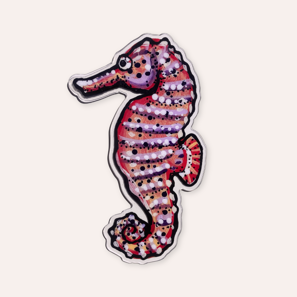 Sea Horse Die Cut Acrylic Bookmark