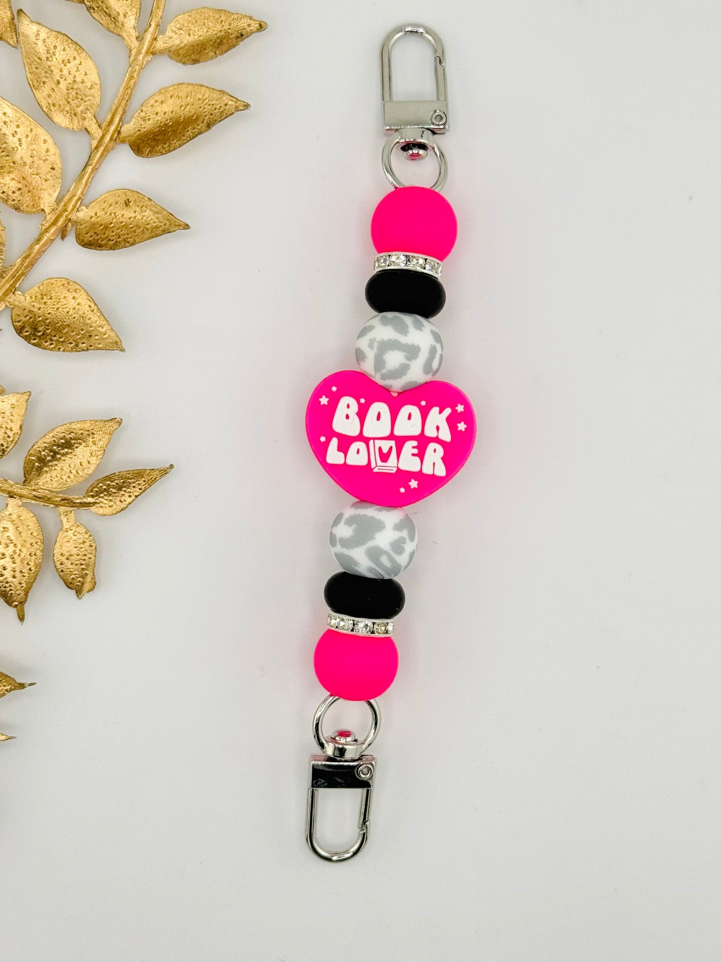 E-Reader Strap ~ Neon Book Lover ~ Interchangeable M&H