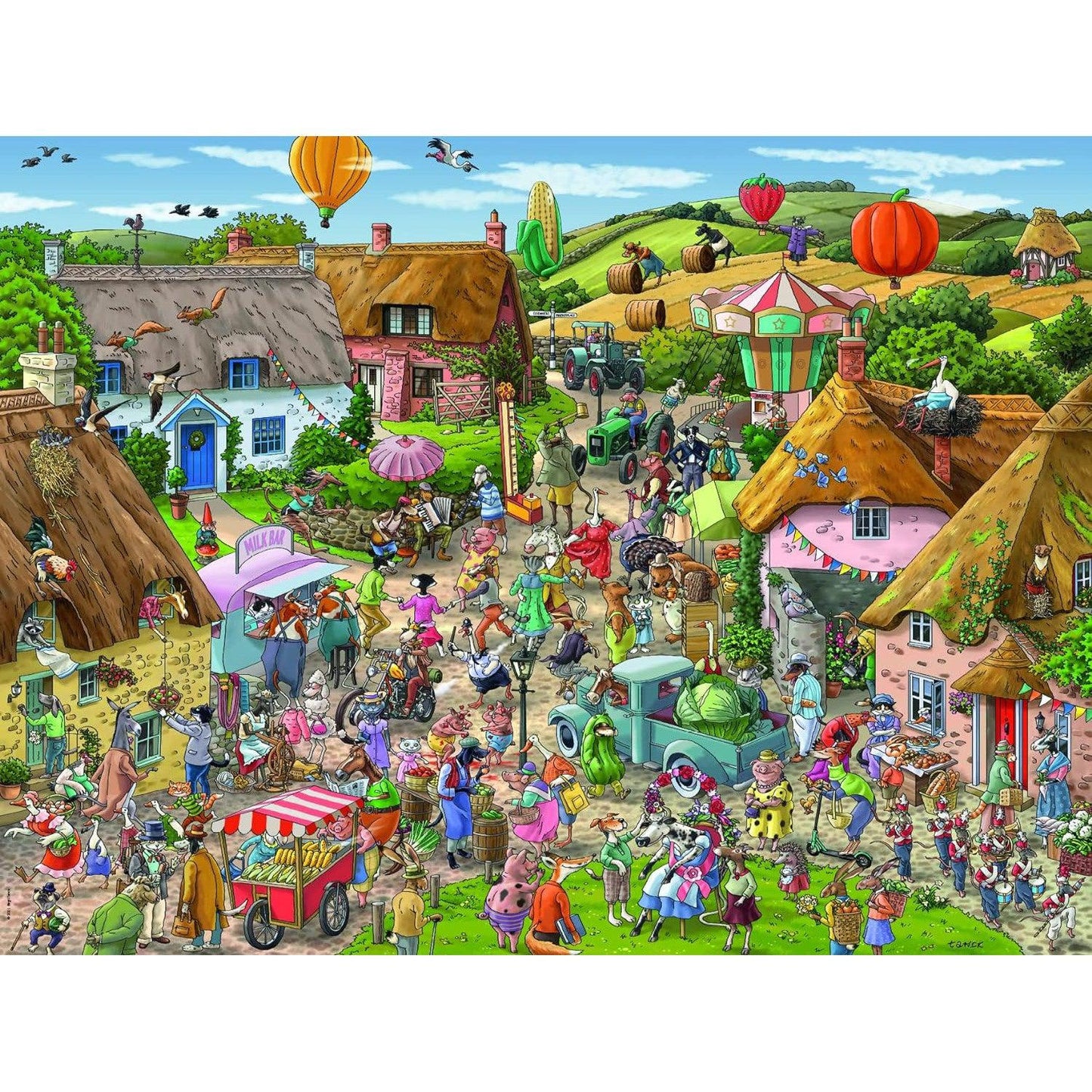 County Fair 1500 Piece Jigsaw Puzzle Heye