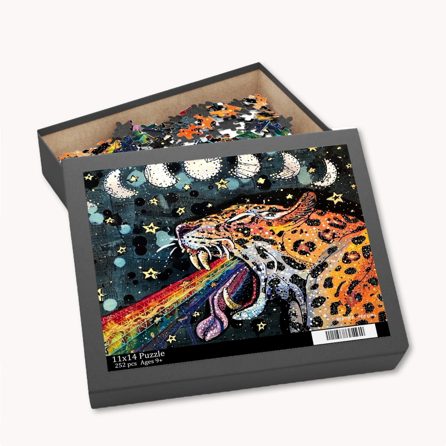 Moon Tides & Jaguar Vibes Fine Art Puzzle
