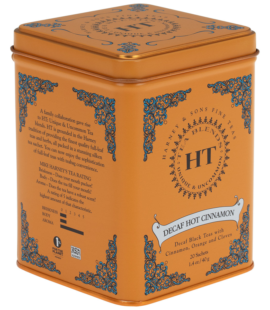 Decaf Hot Cinnamon Spice HT Tin of 20 Sachets Sachets / Tin of 20 Sachets