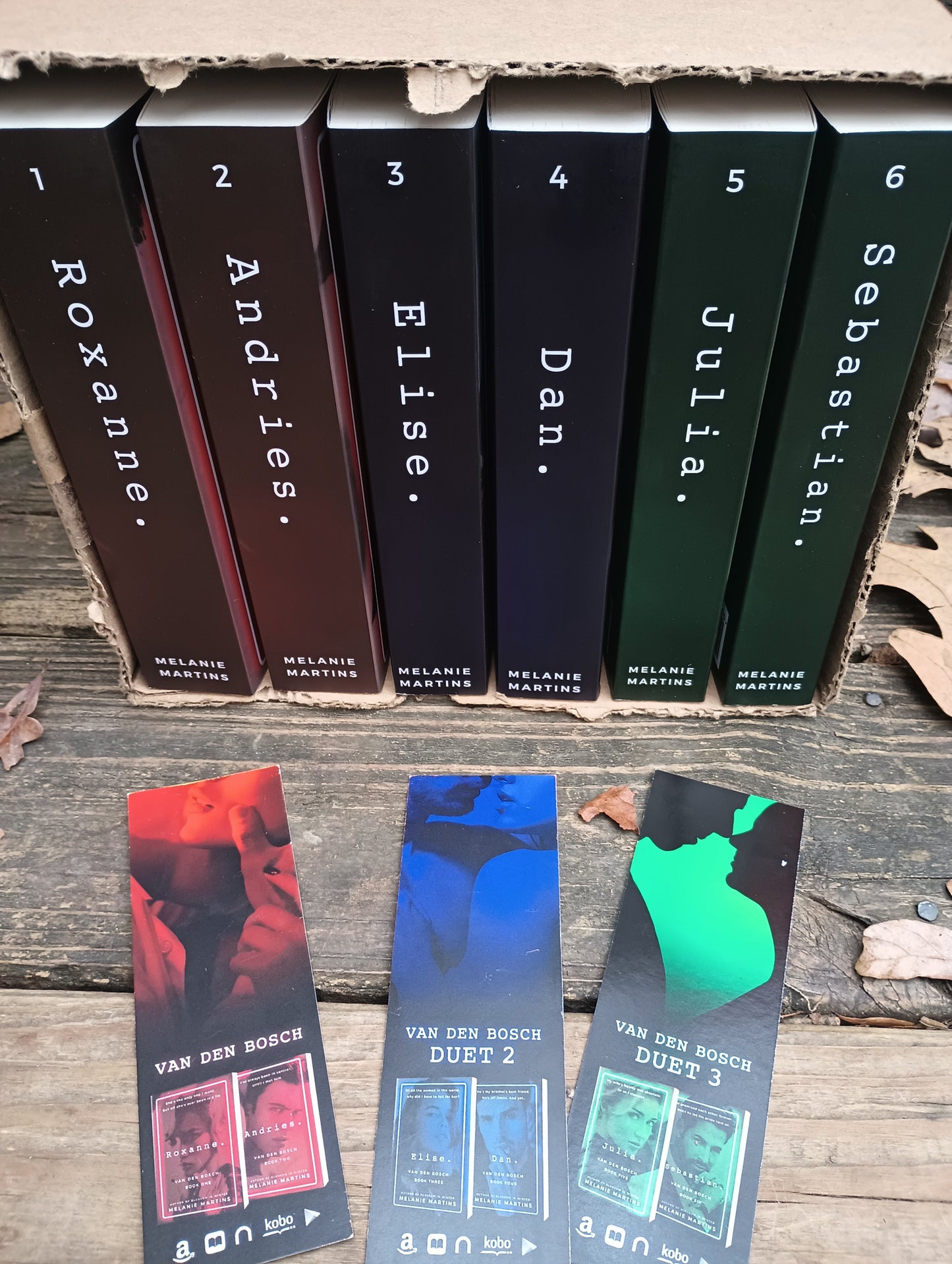 Van den Bosch: Books 1-6 + 3 bookmarks