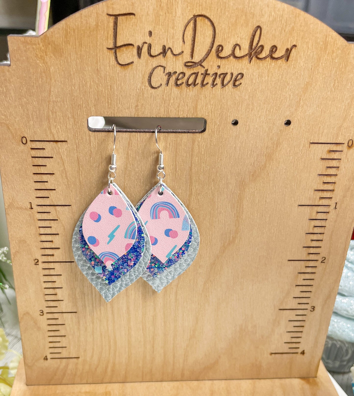 Totally 90s Collection Earrings | Heather Style Dangle Earrings | Layered Bell Petal Shape