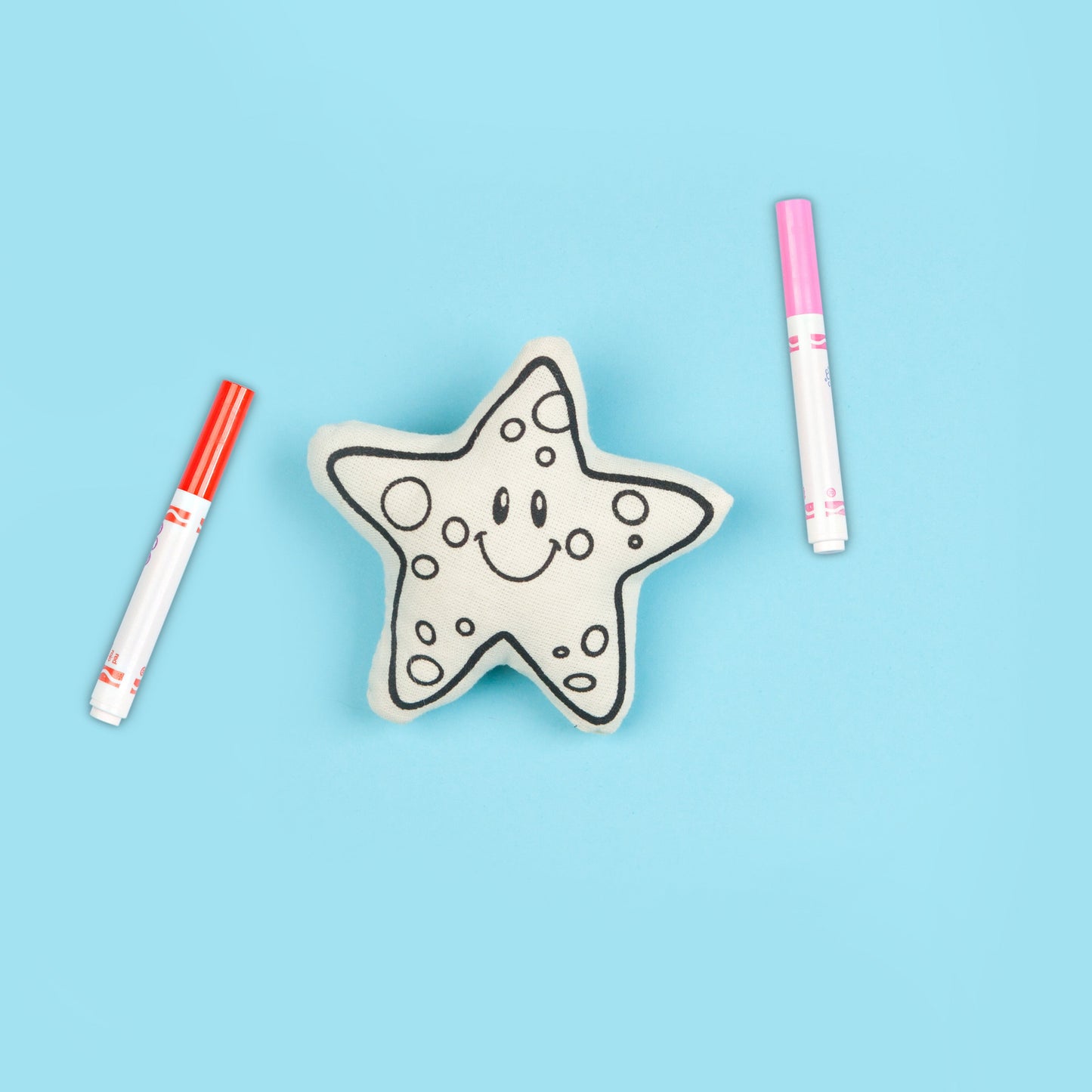 Kiboo Kids - Sea Life Trio Coloring Set - Starfish, Turtle & Fish