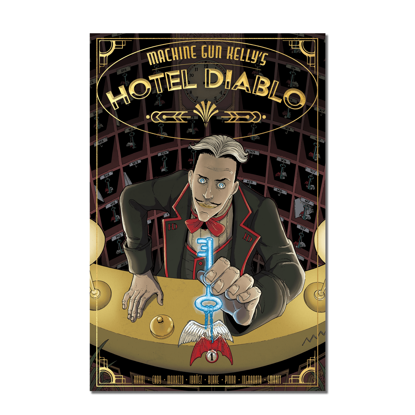 Hotel Diablo de Machine Gun Kelly (novela gráfica) - Tapa dura