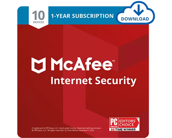 McAfee: Protección de Internet (1 año, 10 dispositivos) Última versión