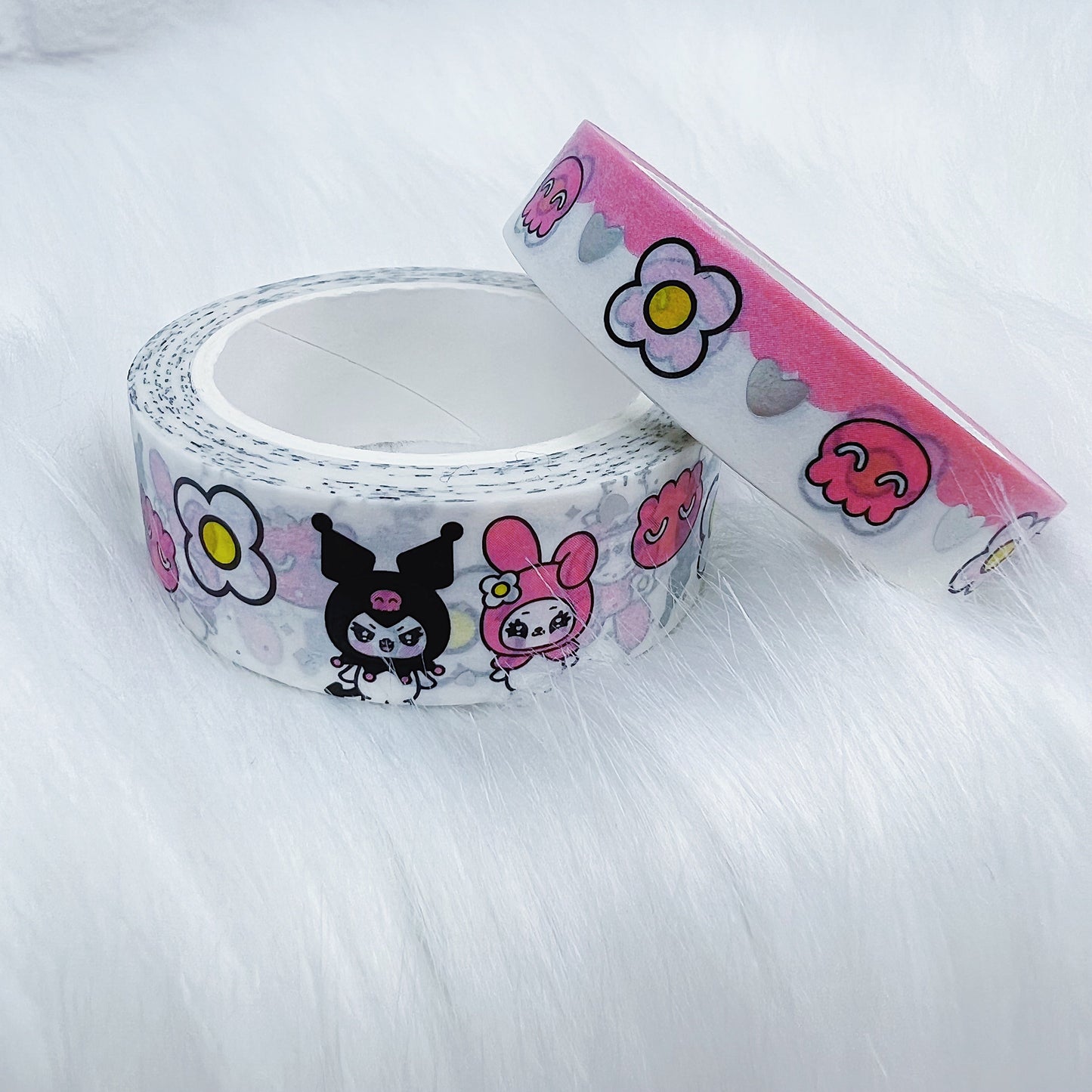 My Melody + Kuromi Washi Tape Bundle | 10+15MM | Holo Foil