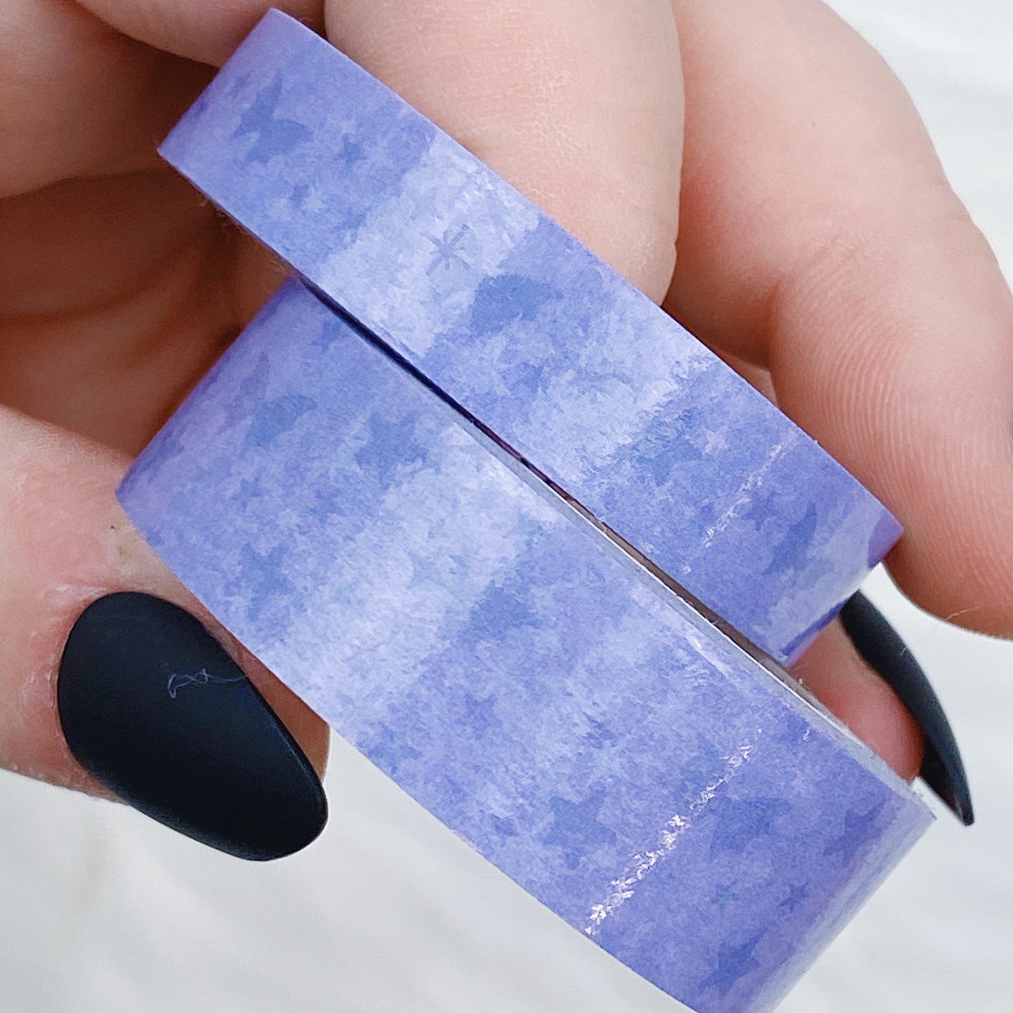 Iridescent Purple Bat Bow Magic Washi Tape Bundle | 15 + 10 MM