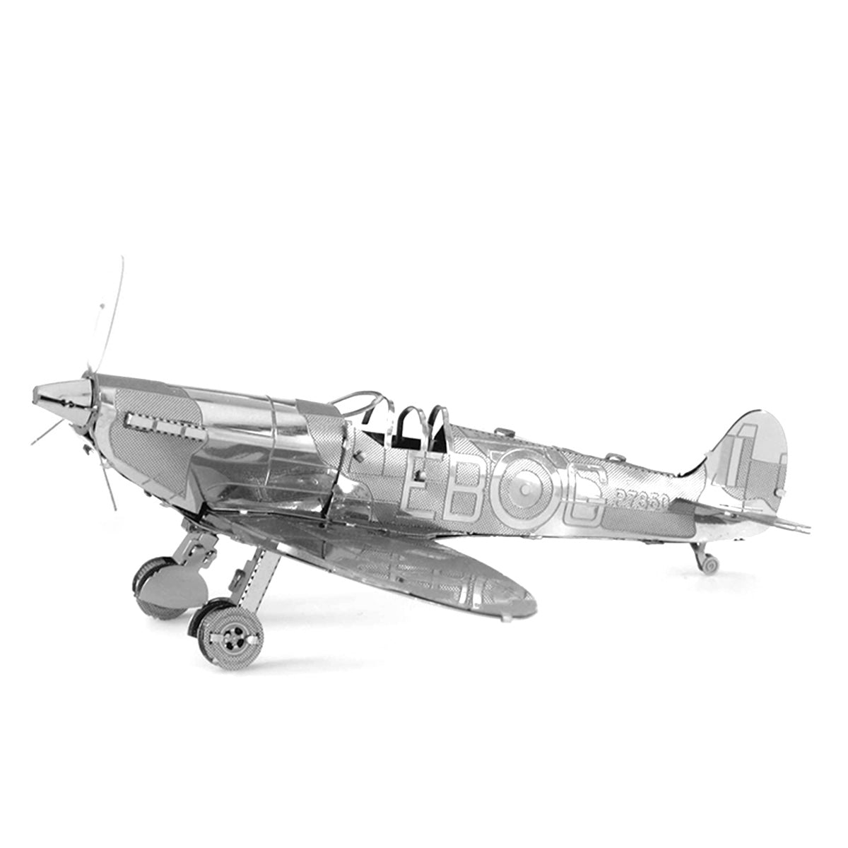 Supermarine Spitfire Fighter Jet 3D Steel Model Kit Metal Earth