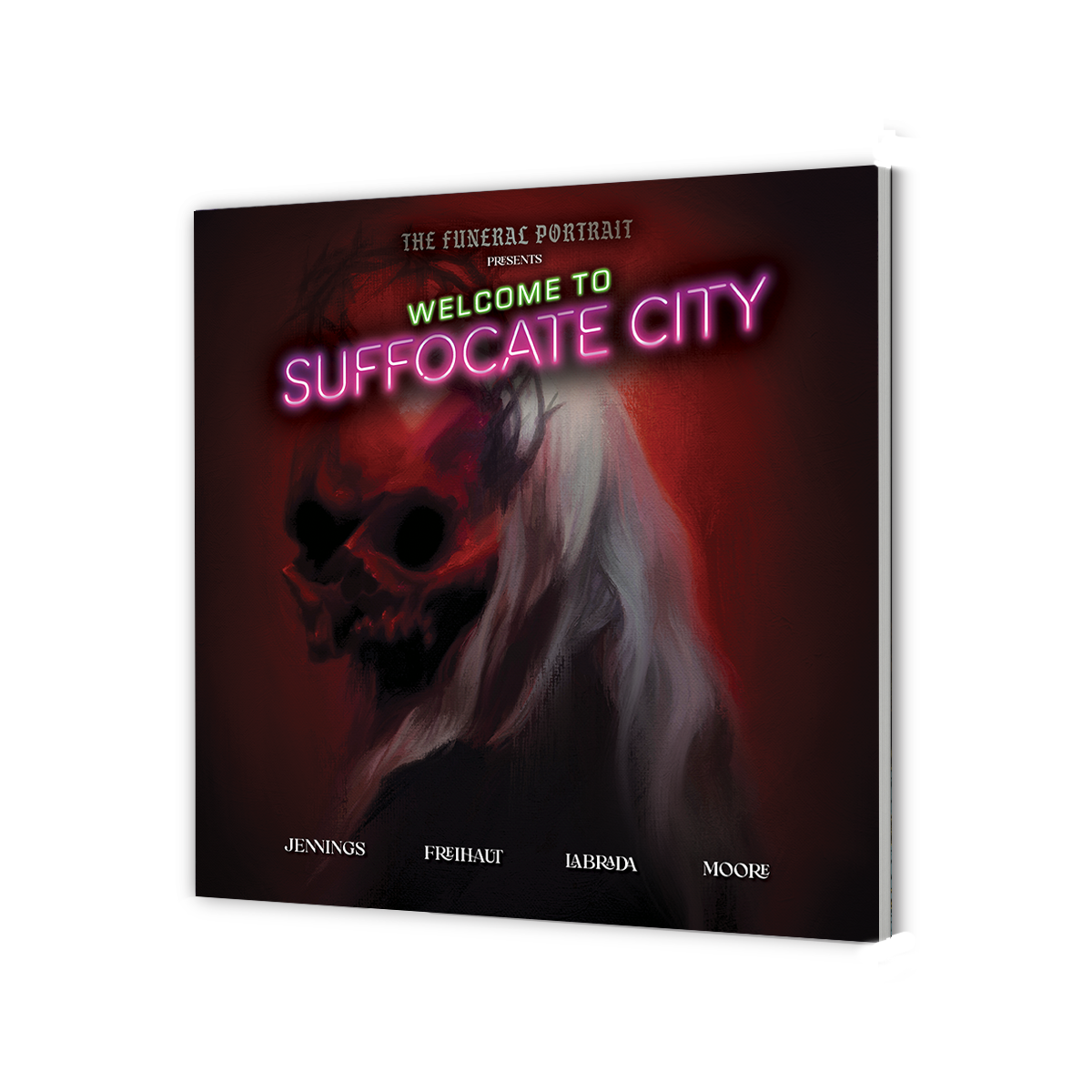 Retrato del funeral: Bienvenidos a Ciudad Asfixiante - Novela gráfica (Edición limitada de Coffin Crew)