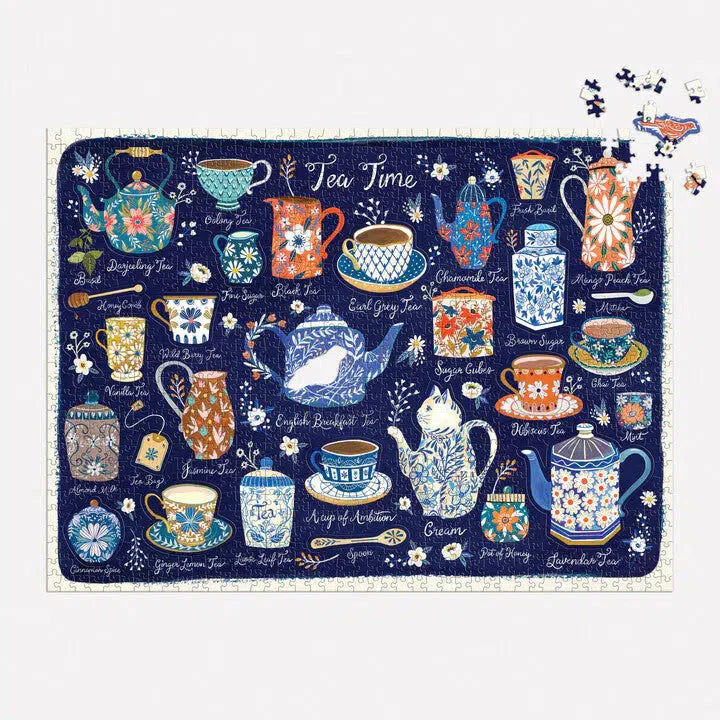 Tea Time 1000 Piece Jigsaw Puzzle Galison