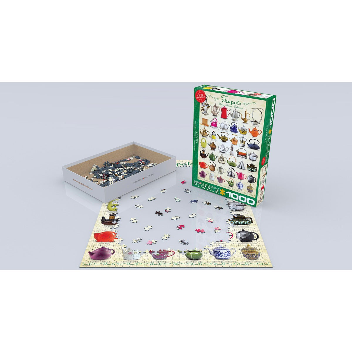 Teapots 1000 Piece Jigsaw Puzzle Eurographics
