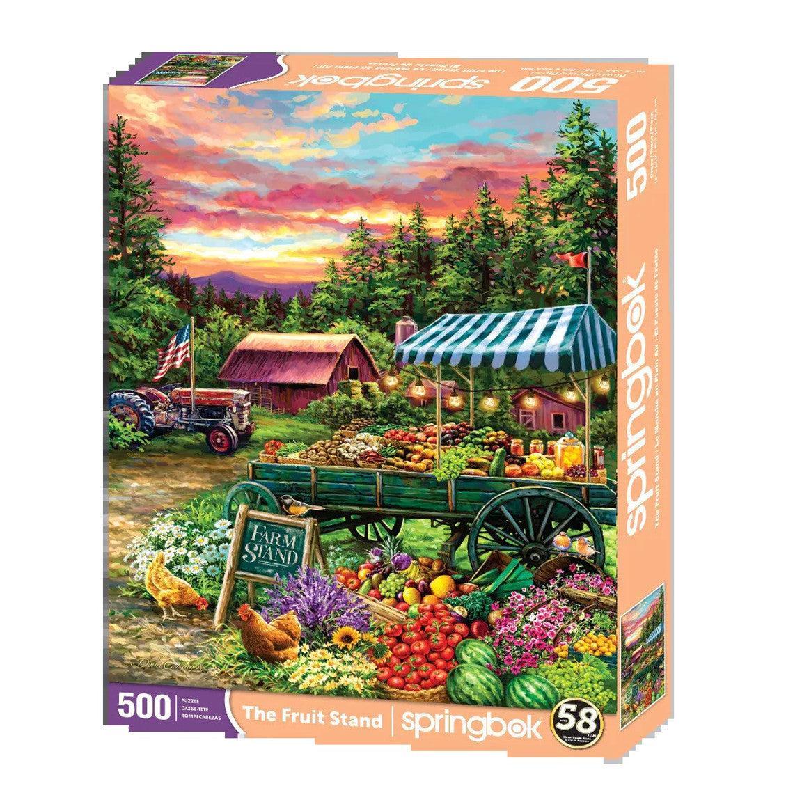 The Fruit Stand 500 Piece Jigsaw Puzzle Springbok