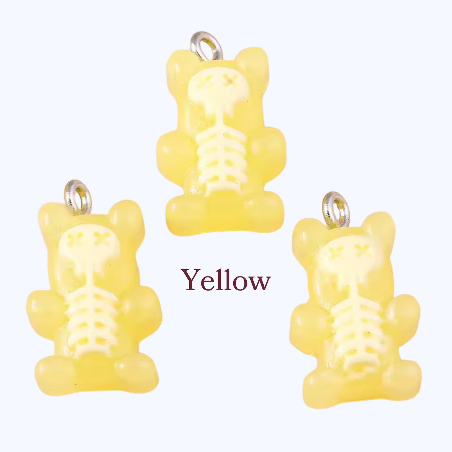 Gummy Bear Skeleton–USB-C Dust Plug Charm for Kindle, Phones, and Tablets