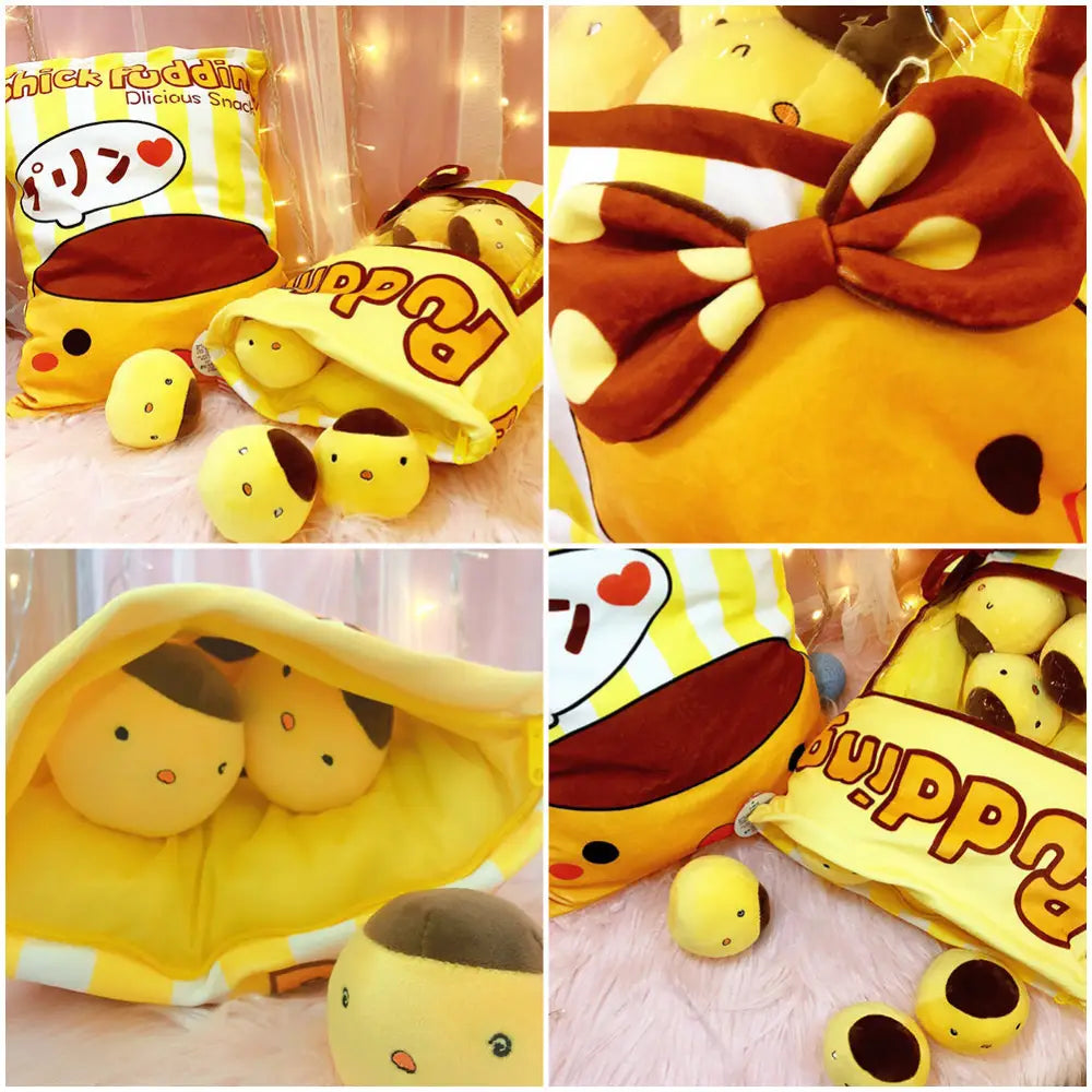 A Large Bag Of Snacks And Pillow Plush Toys A Large Bag Of Snacks And Pillow Plush T