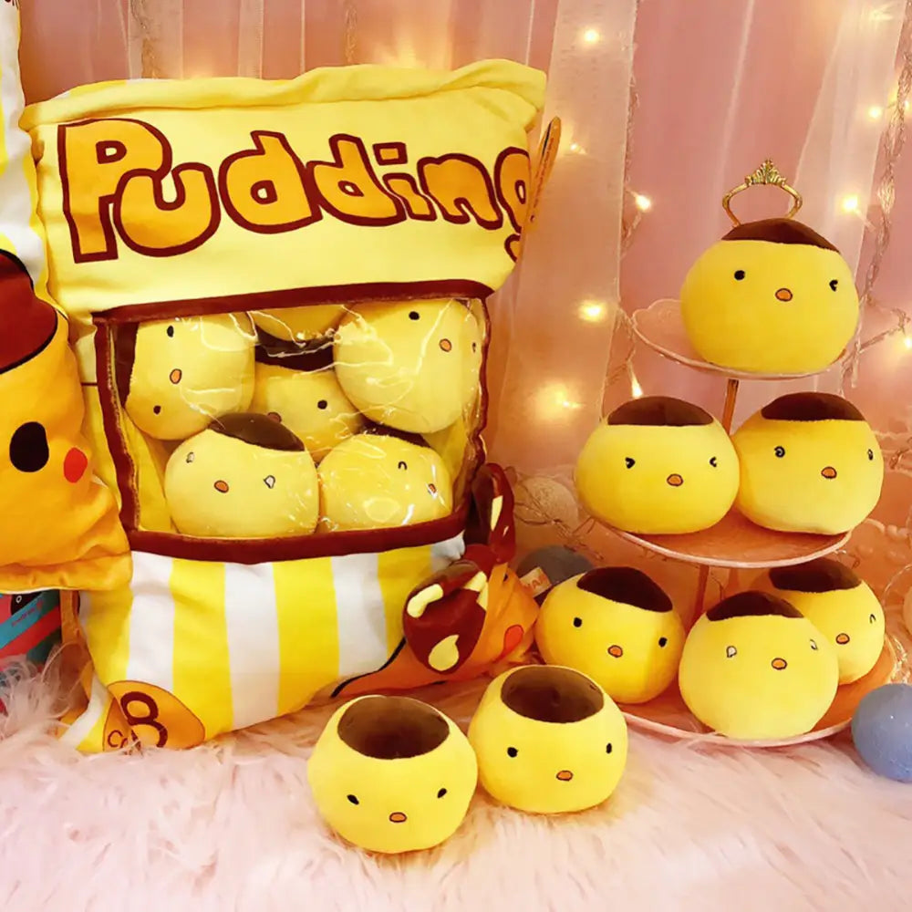 A Large Bag Of Snacks And Pillow Plush Toys A Large Bag Of Snacks And Pillow Plush T